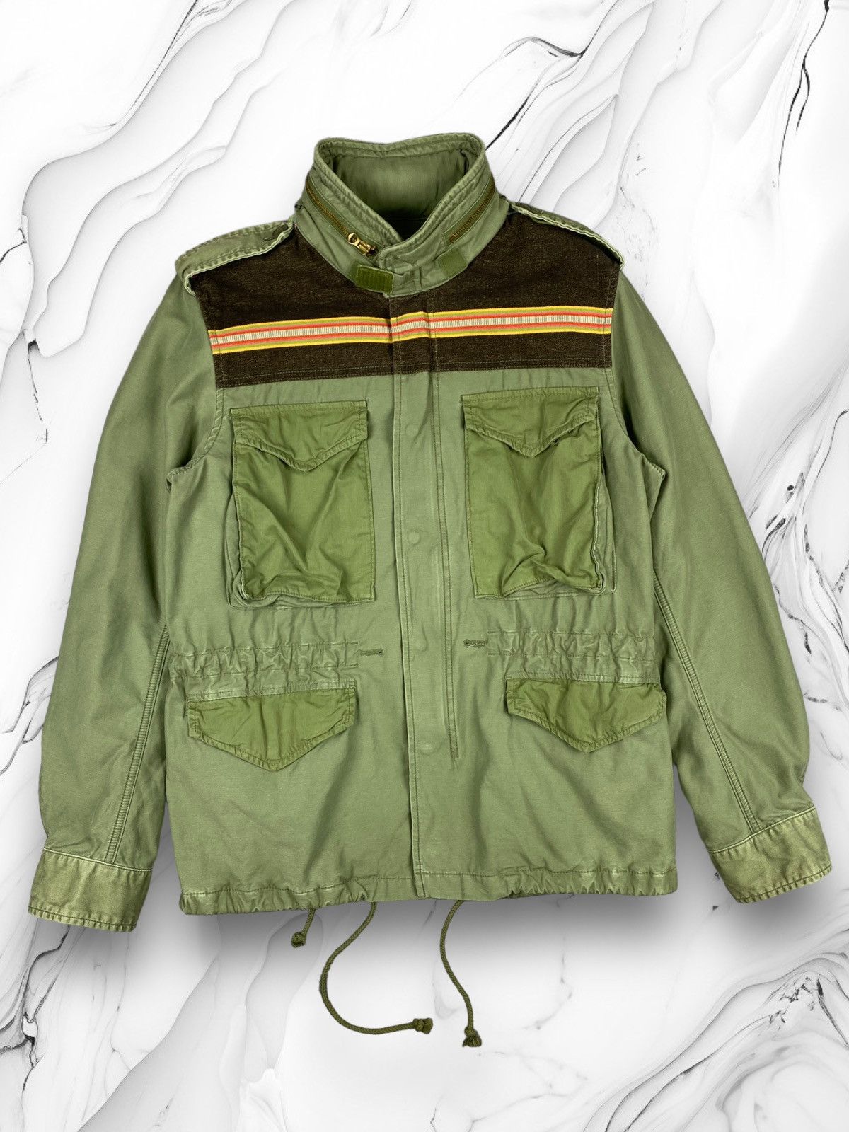 image of Denim And Supply Ralph Lauren x Ralph Lauren Vintage Denim Supply Ralph Laurent Aztec Jacket Size M