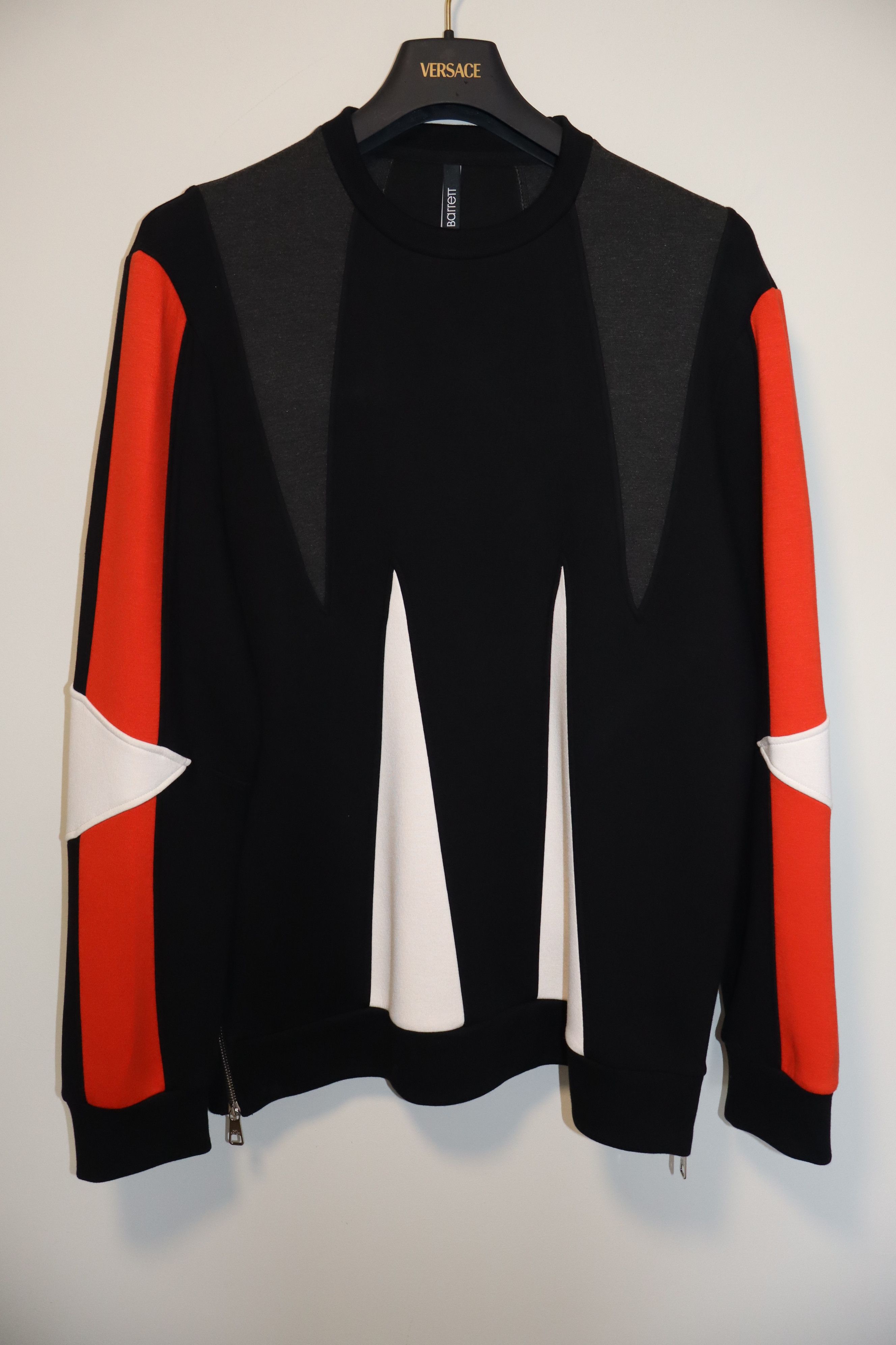 Neil Barrett Geometric panel neoprene sweatshirt Size US L / EU 52-54 / 3 - 1 Thumbnail