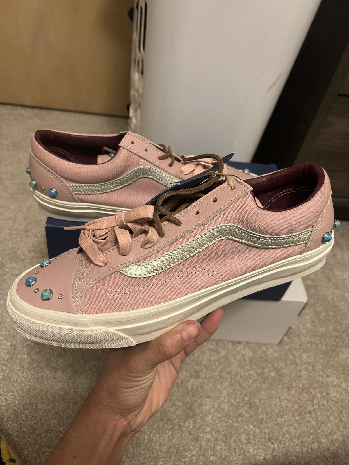 Vans Vans Premium Old Skool Gemstone “Misty Mauve Pink” Size US 11 / EU 44 - 1 Thumbnail
