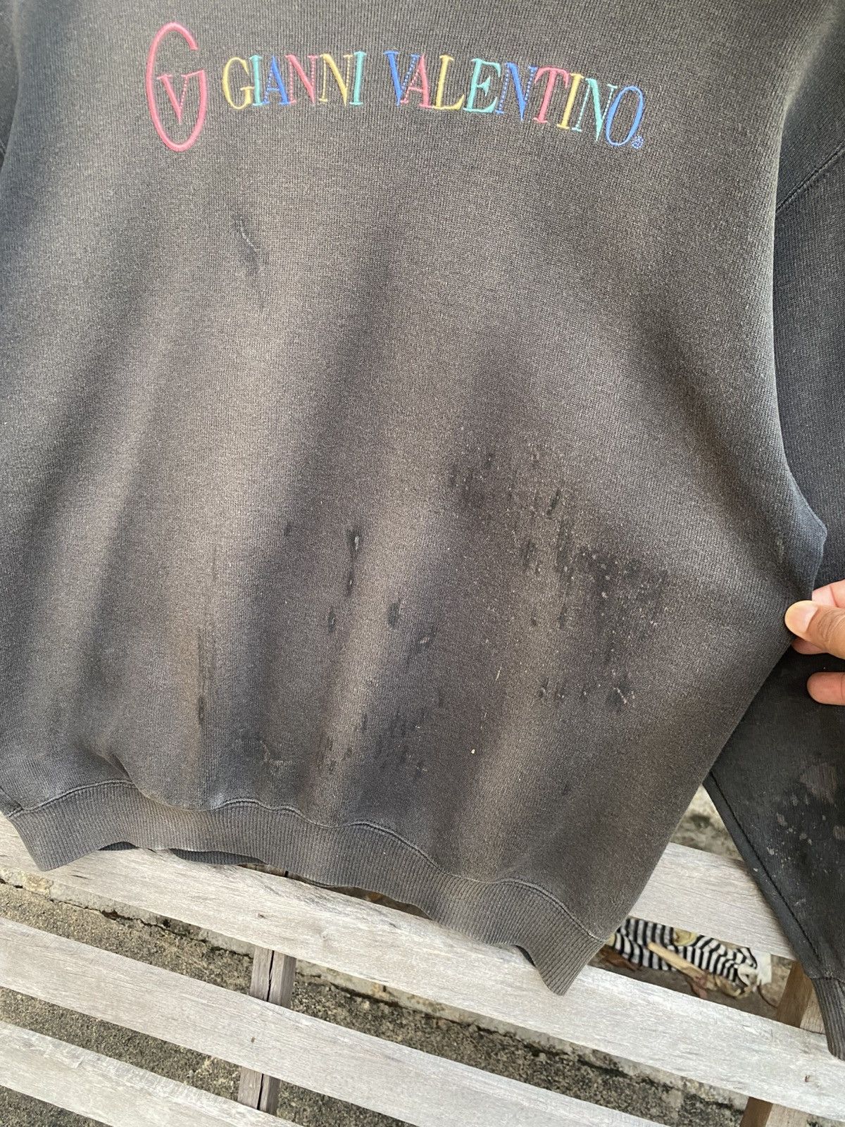 Gianni Valentino 🔥 Sunfaded 🔥 Gianni Valentino Sweatshirt Size US M / EU 48-50 / 2 - 3 Thumbnail