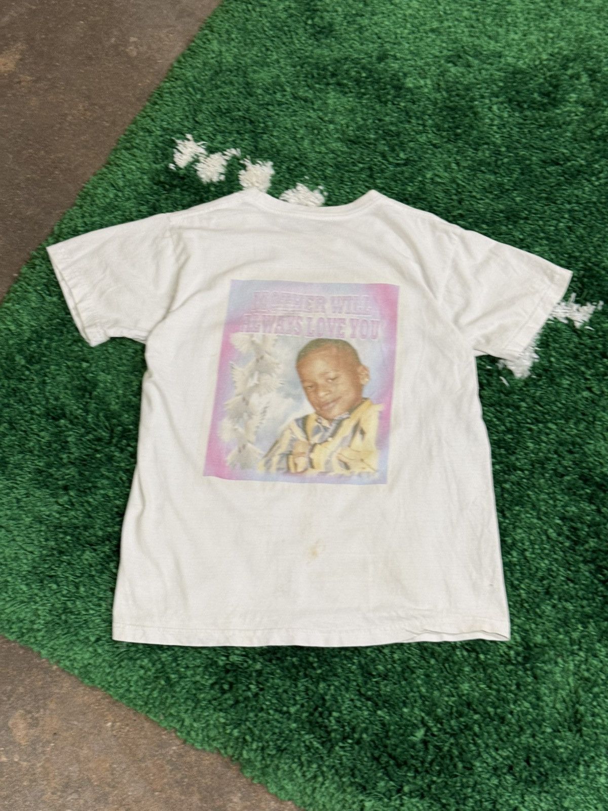 Vintage Vintage Baby Memorial Tee White Sz. Small Size US S / EU 44-46 / 1 - 4 Thumbnail