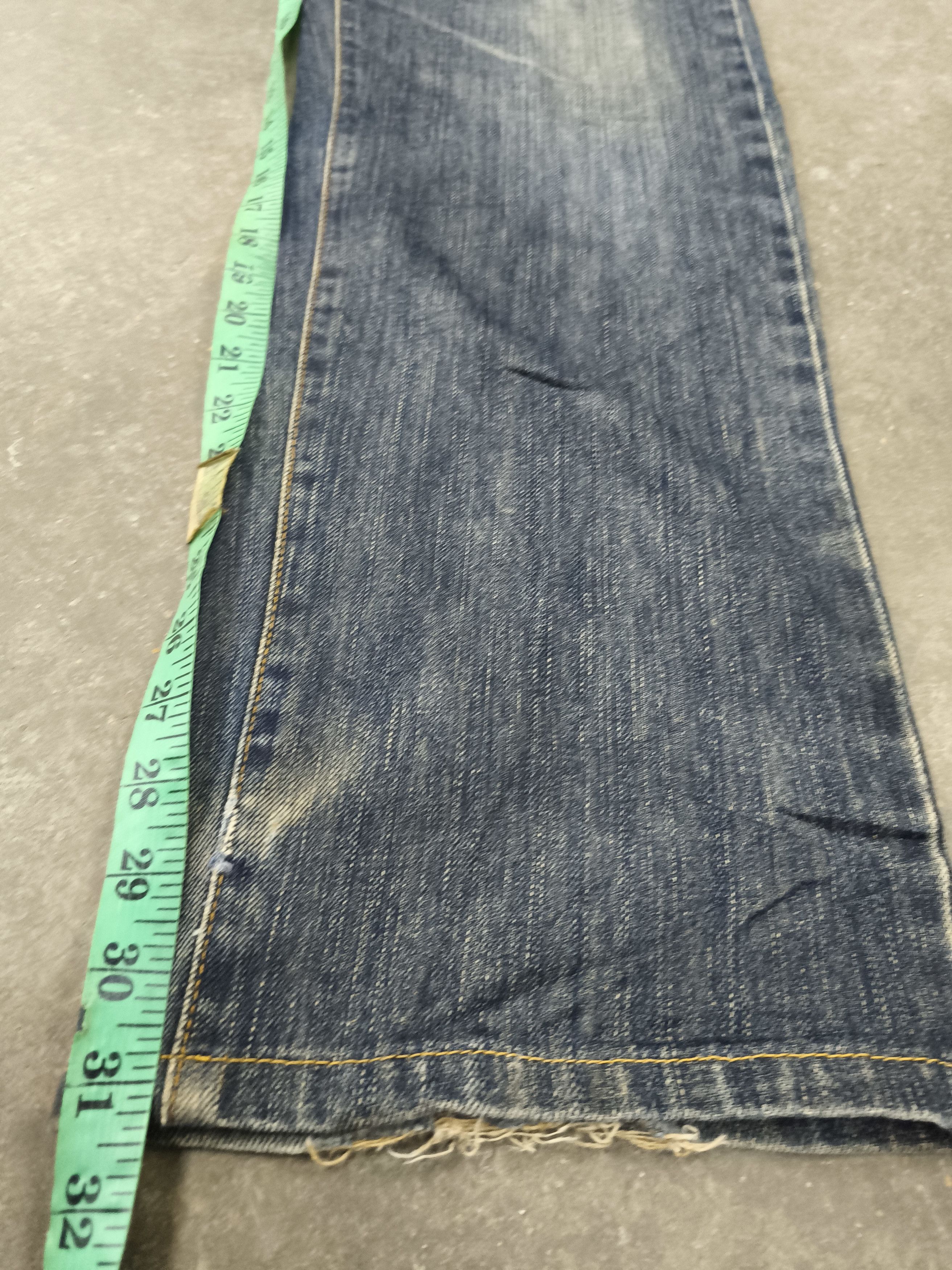 Beauty Beast Flare🔥🔥🔥 Vintage Edwin Jeans distressed if six was nine Size US 30 / EU 46 - 17 Thumbnail