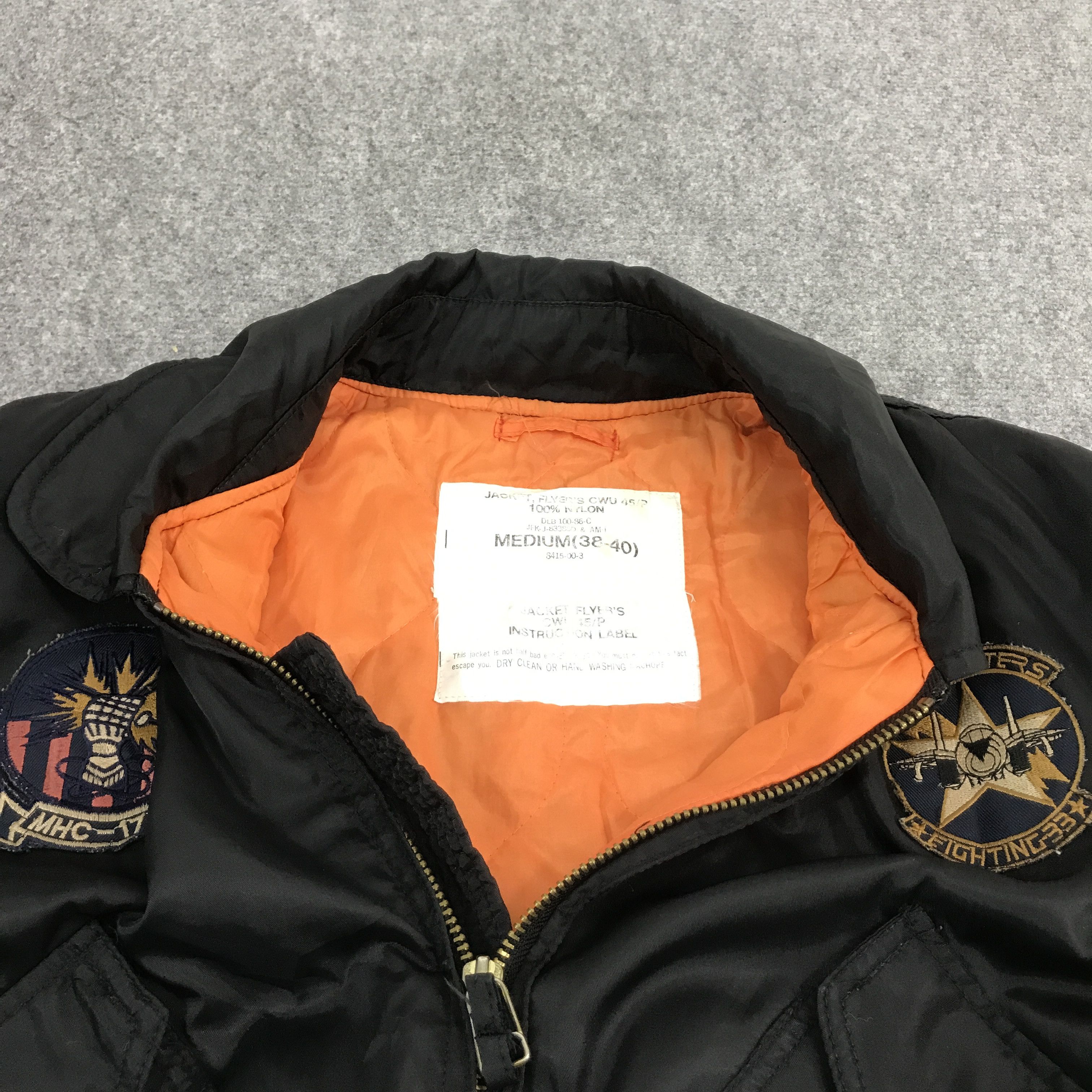 Japanese Brand MEAL COMBAT INDIVIDUAL MA-1 BOMBER JACKET Size US M / EU 48-50 / 2 - 7 Thumbnail