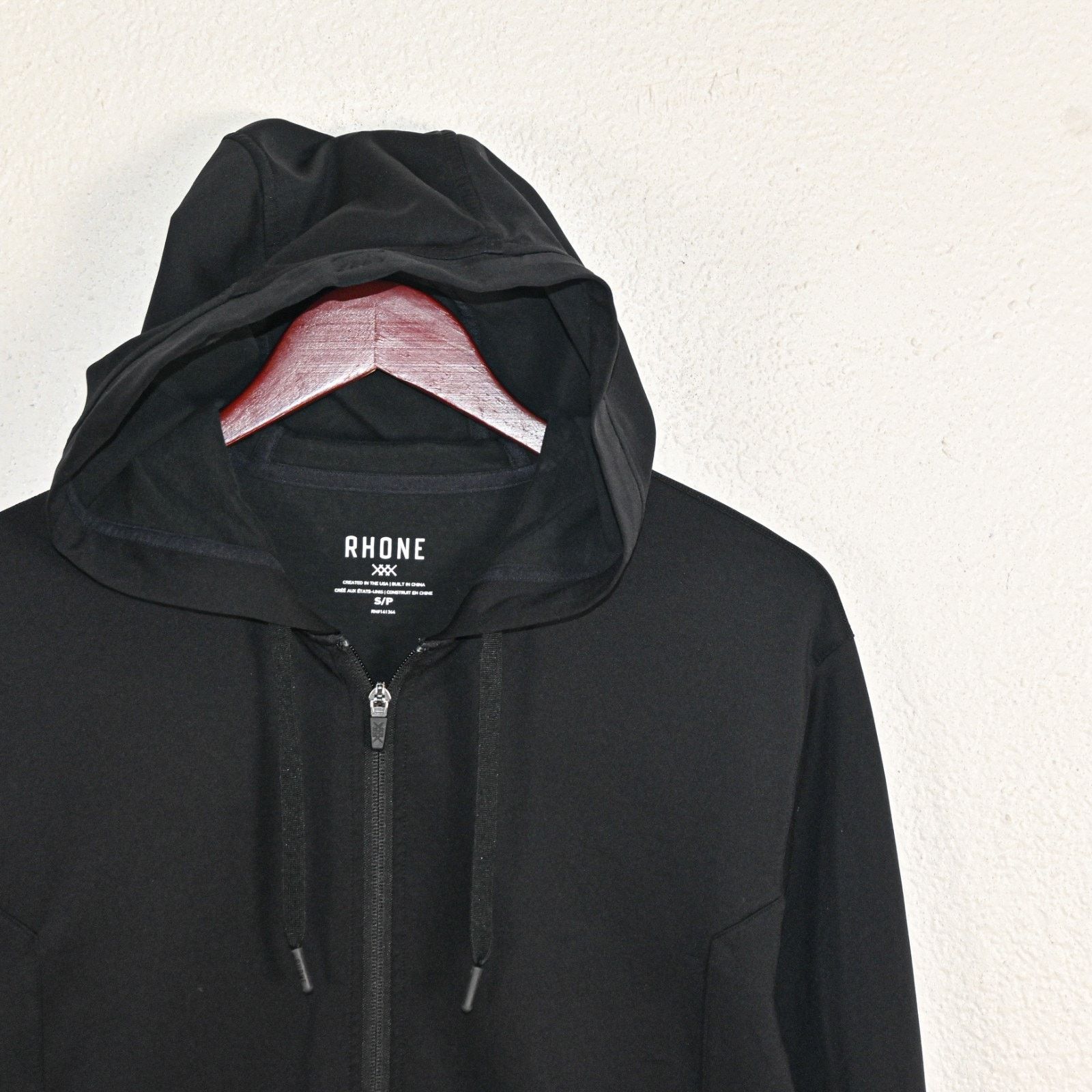 Rhone RHONE size Small Full Zip Hoodie in Black Size US S / EU 44-46 / 1 - 4 Thumbnail