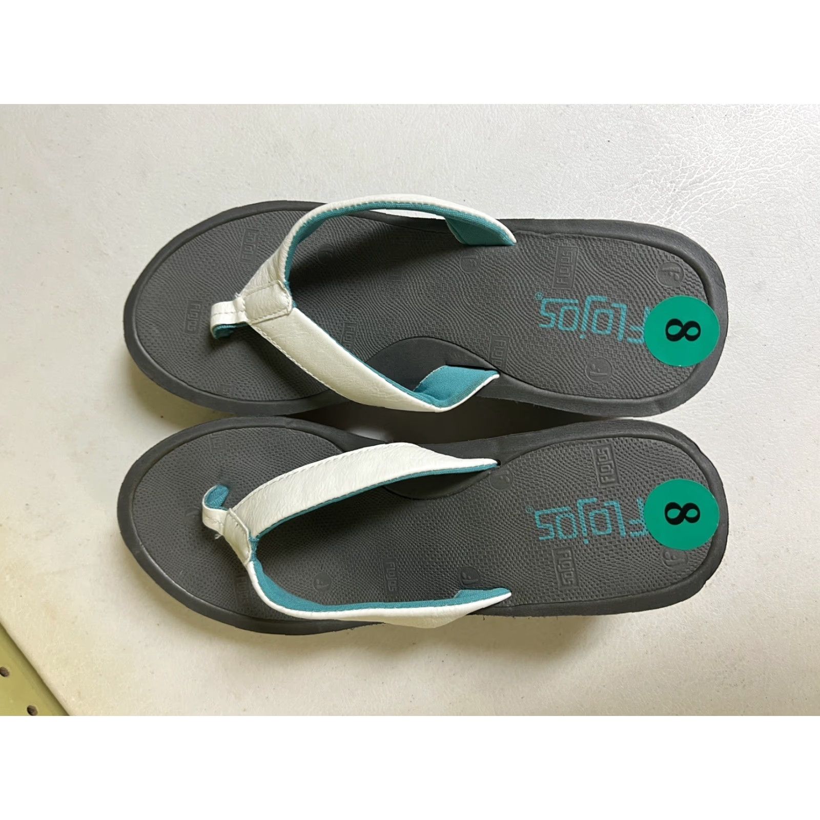 Vintage Flojos Women’s Sandal 8 Gray Wedge Thong Olivia NWT Size US 8 / IT 38 - 3 Thumbnail