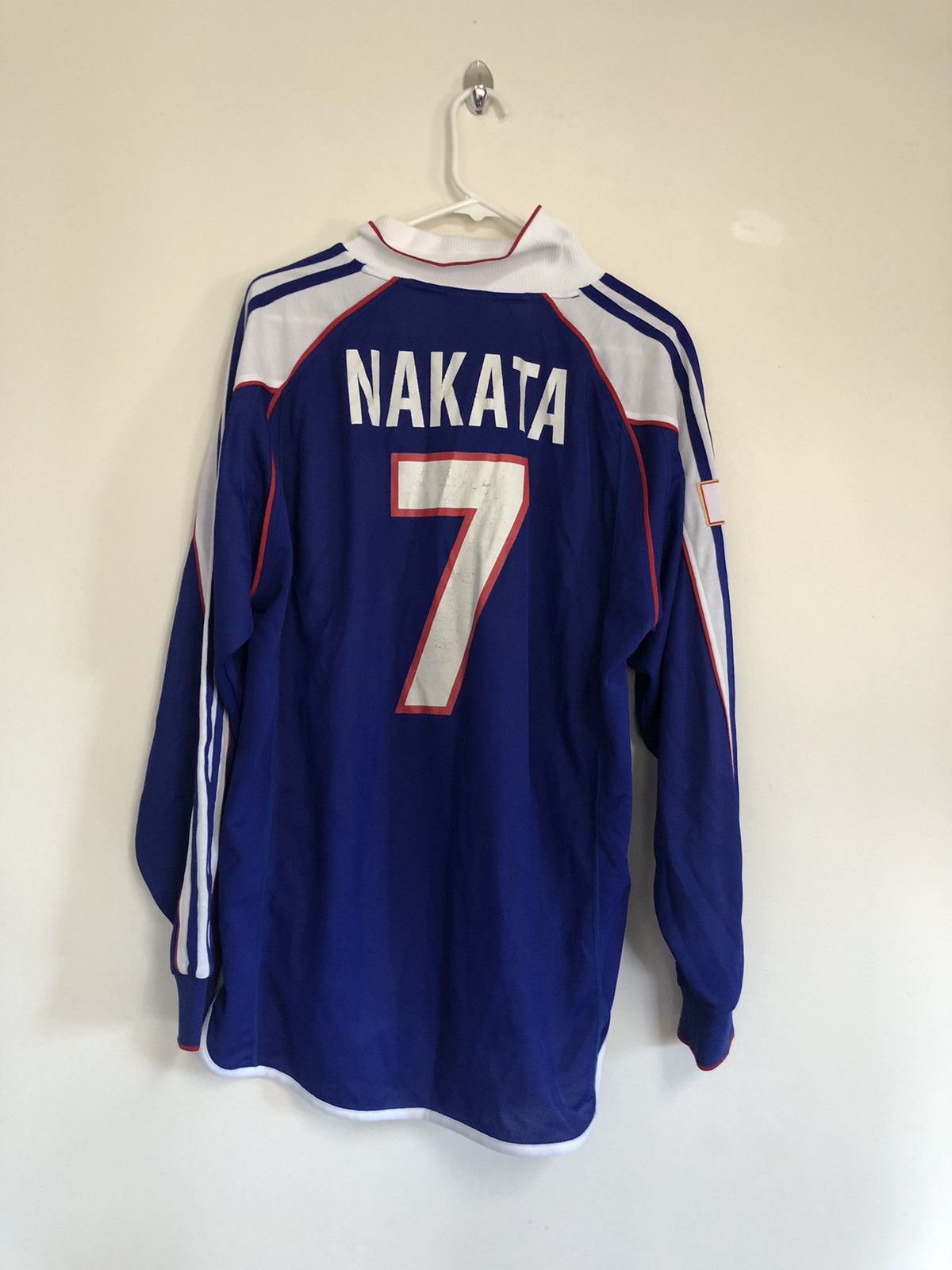 ウェア Japan Away 2001 NAKATA #7 Longsleeve ウェア Japan Away 2001 NAKATA #7 Longsleeve Japan National