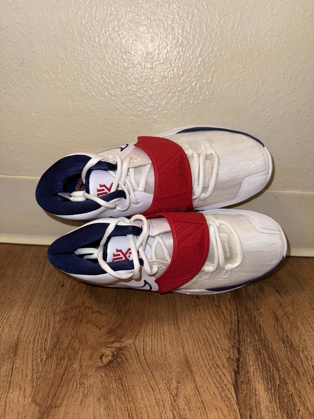 Nike Nike Kyrie 6 USA White (GS) Size US 5.5 / EU 38 - 6 Thumbnail