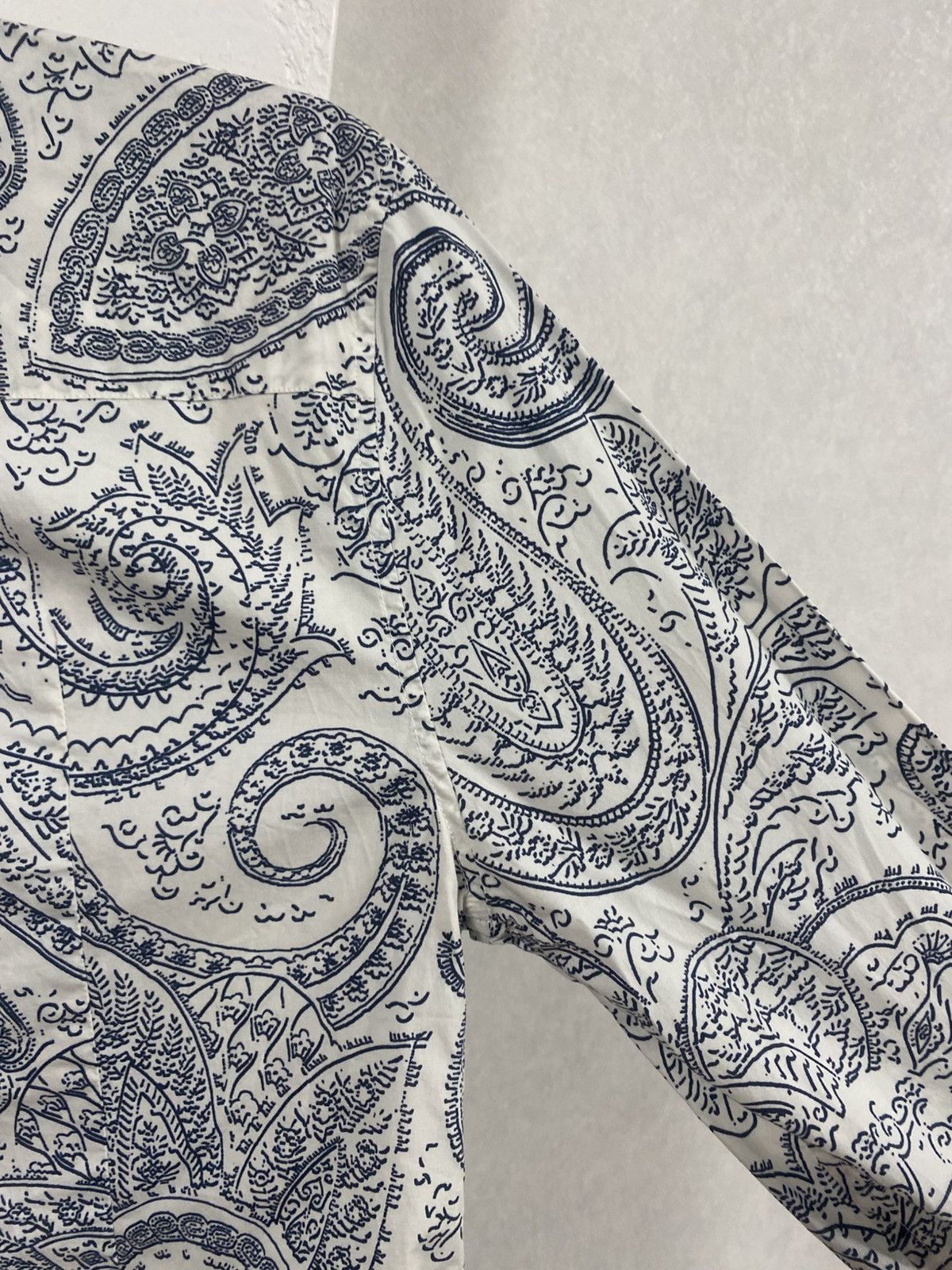Etro Etro Lily White Button Down Shirt Cotton Reg $590 Sz 44 Size M / US 6-8 / IT 42-44 - 13 Thumbnail