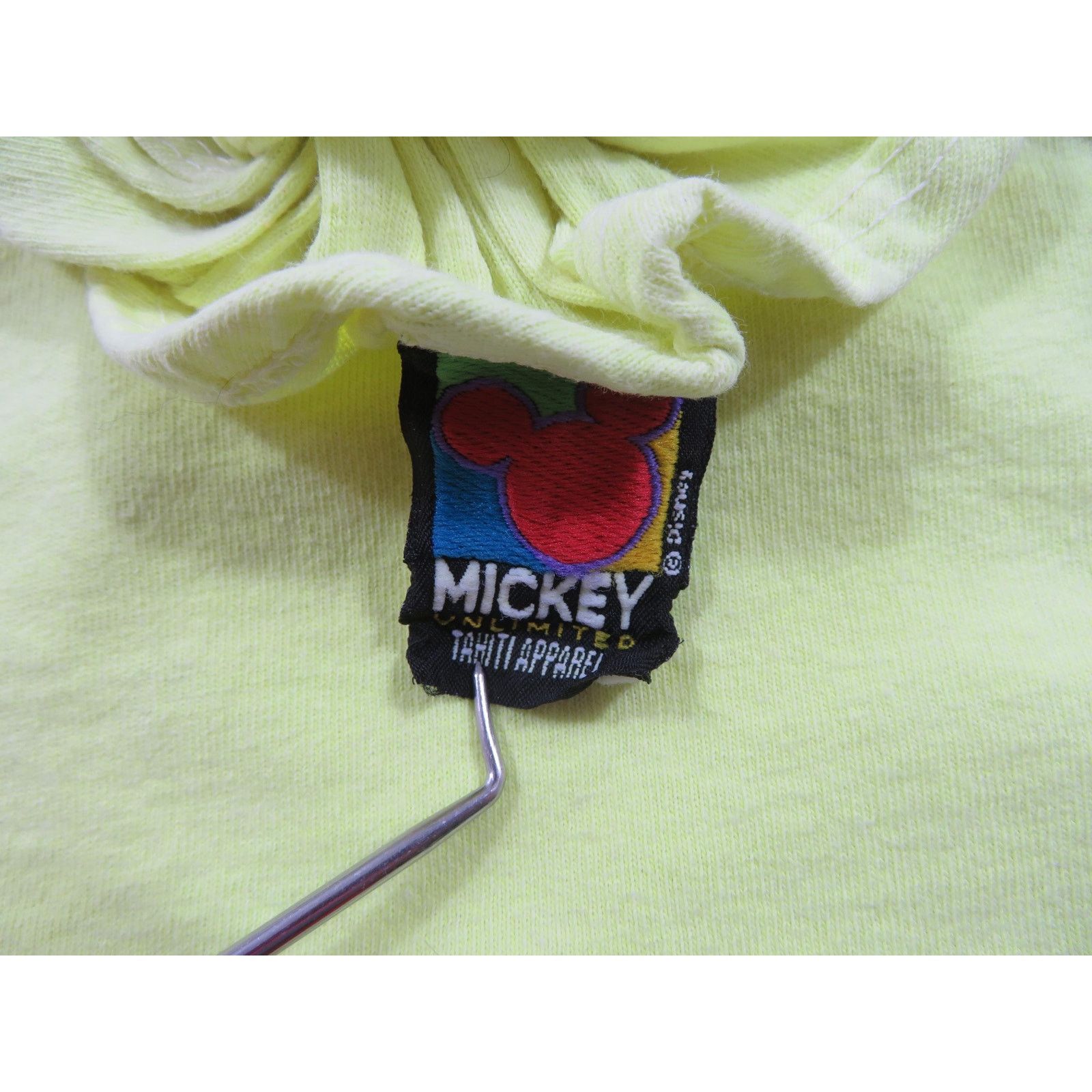 Mickey Unlimited Mickey Mouse Tied Back Beach Tank Top Shirt Sz L-XL? 1990s Size US L / EU 52-54 / 3 - 4 Thumbnail