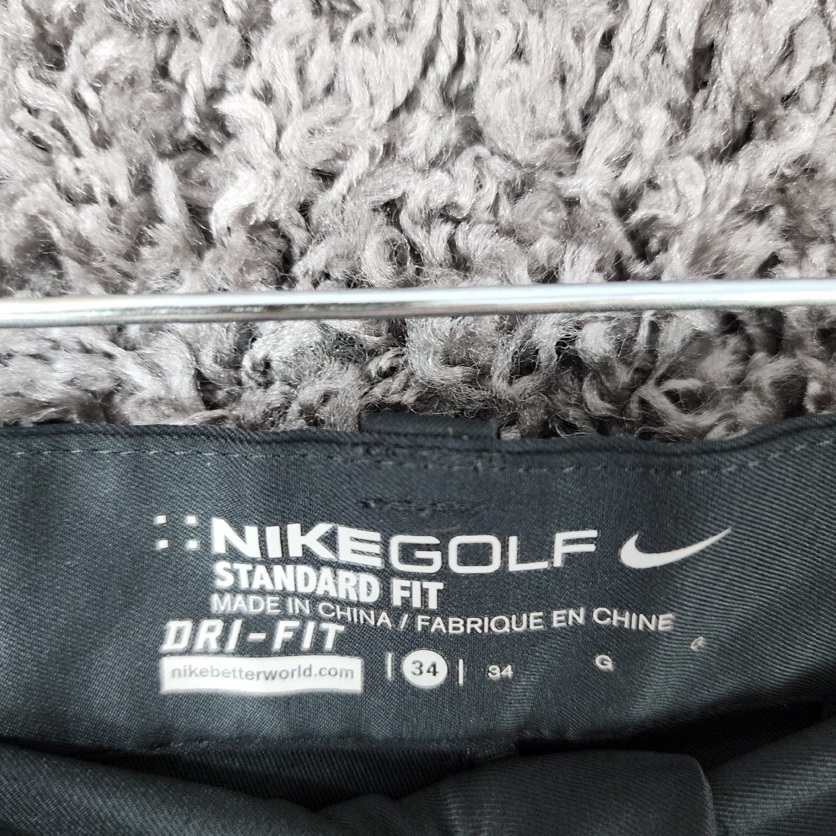 Nike NIKE Golf Dri-Fit Chino Shorts Adult Size 34 Black Mens Size US 34 / EU 50 - 2 Thumbnail