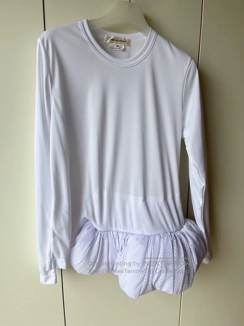 Comme des Garcons Comme des Garcons Puffy Hem Long Sleeve T-Shirt Size XS / US 0-2 / IT 36-38 - 3 Thumbnail