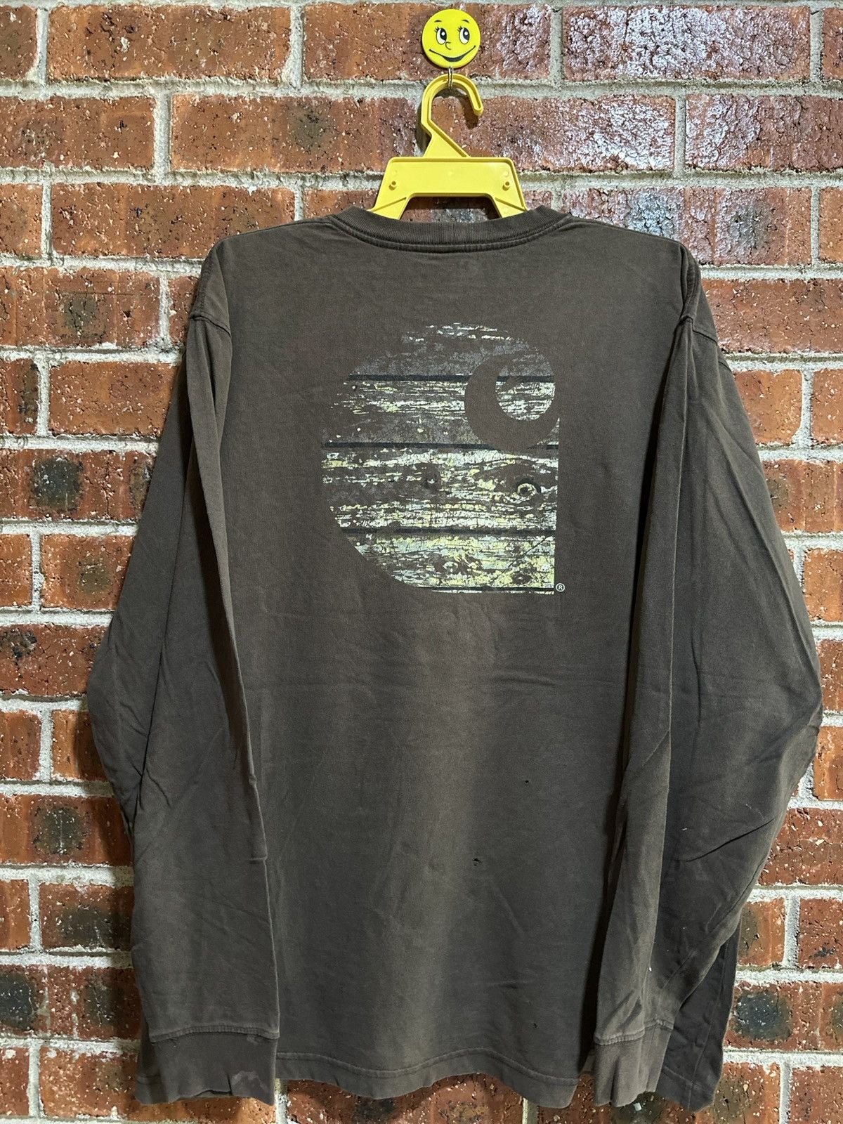 Carhartt Thrashed Vintage Carhartt Long Sleeve Faded Tee Size US XXL / EU 58 / 5 - 9 Thumbnail