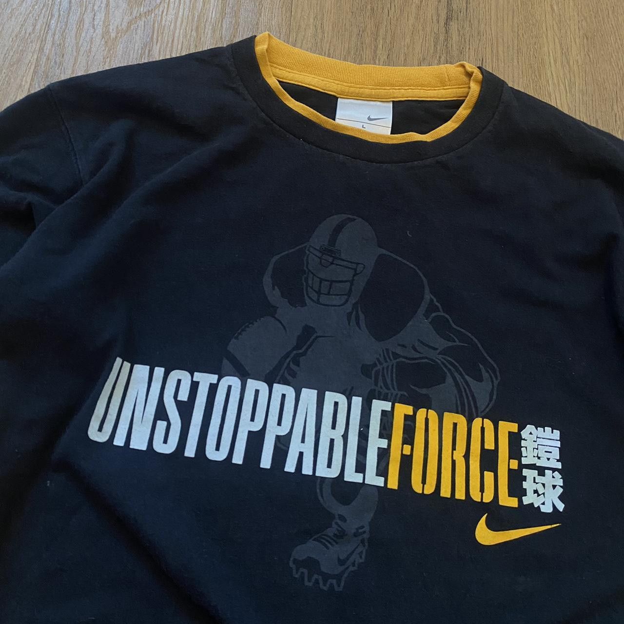 Nike Black and yellow Nike long sleeve top #streetwear Size US XS / EU 42 / 0 - 3 Thumbnail