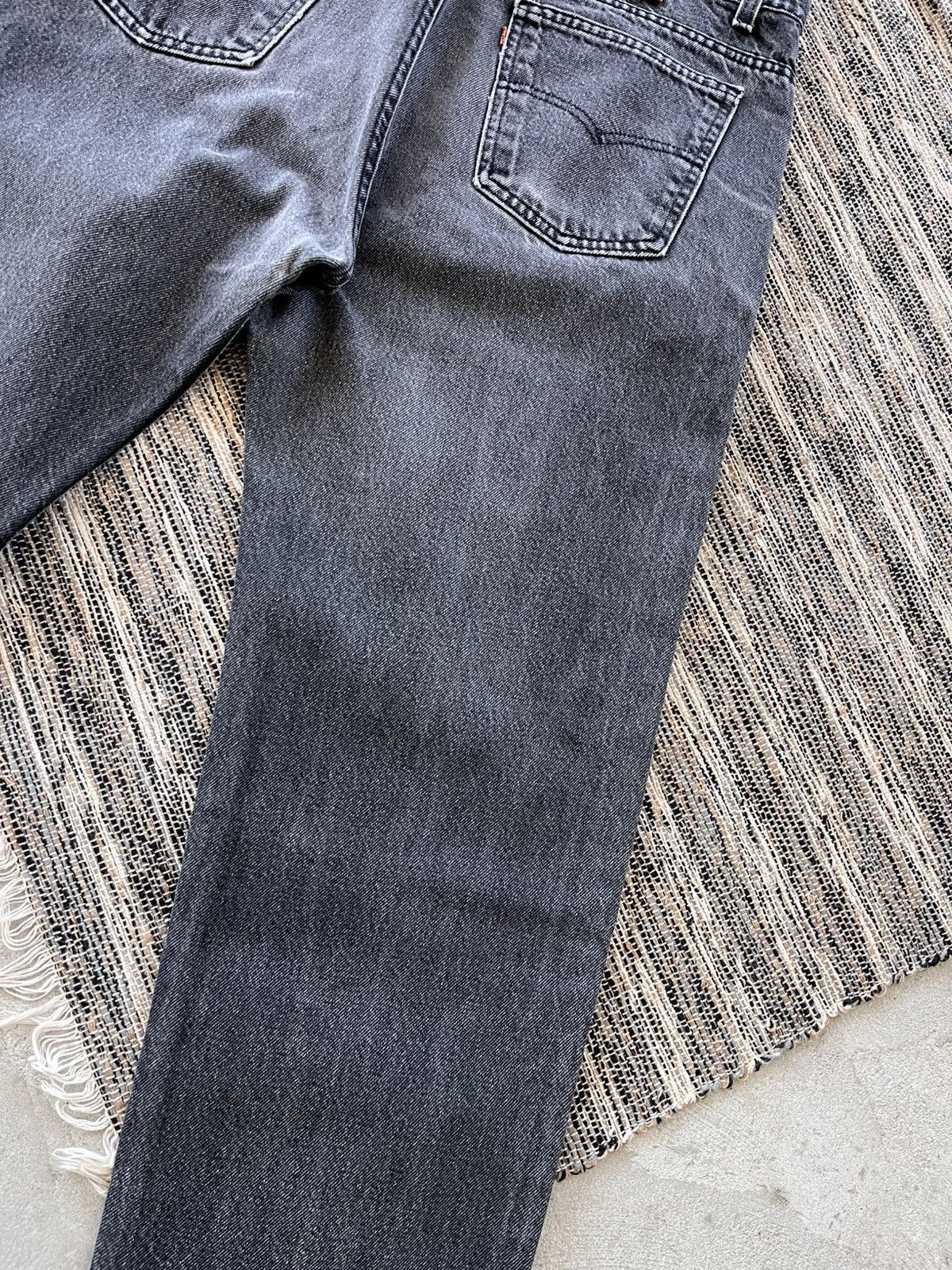 Levi's Vintage Levis 505 Denim Jeans 38x30 Grey Straight Fit Size US 38 / EU 54 - 14 Thumbnail
