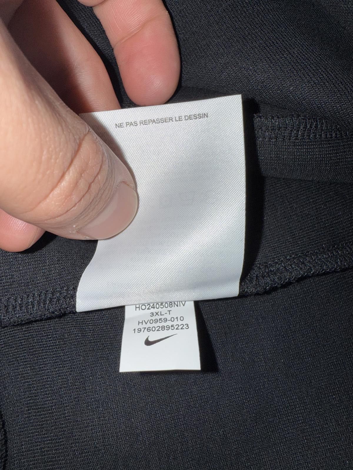 Nike Nike Men’s Sportswear Black Tech Fleece Sweatpants Sample Size US 44 / EU 60 - 12 Thumbnail