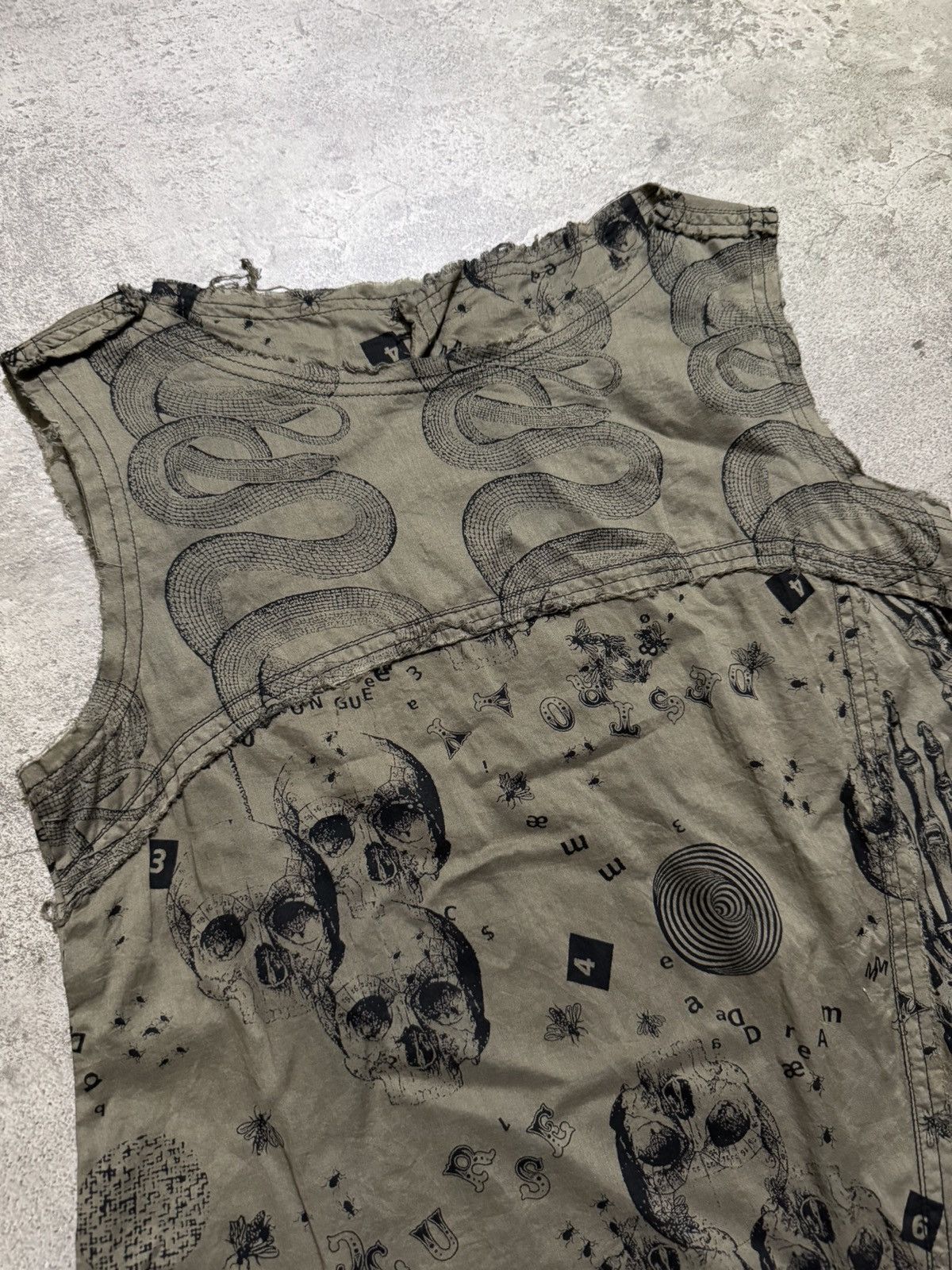 Hysteric Glamour Vintage Hysteric Glamour Snake Skull Sleevess Dres Size M / US 6-8 / IT 42-44 - 7 Thumbnail
