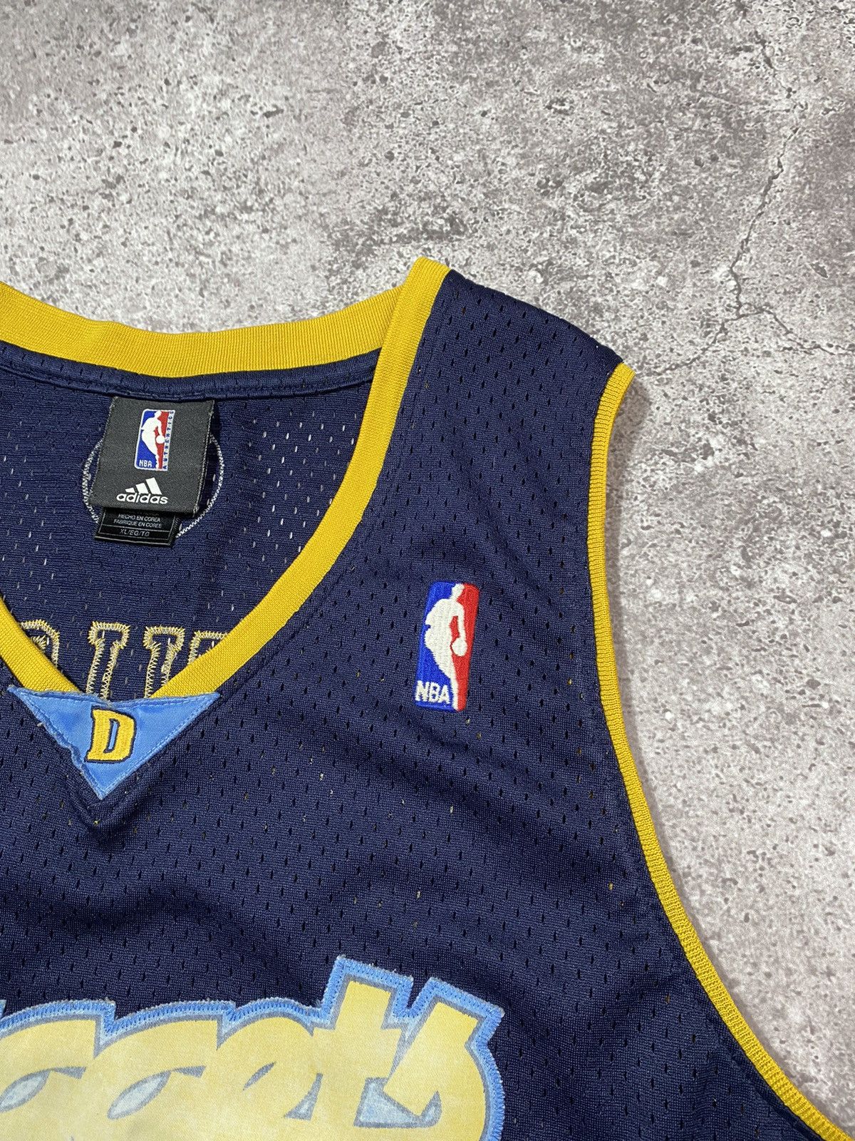 NBA Vintage Adidas DENVER NUGGETS #15 Anthony NBA jersey Size US XL / EU 56 / 4 - 5 Thumbnail