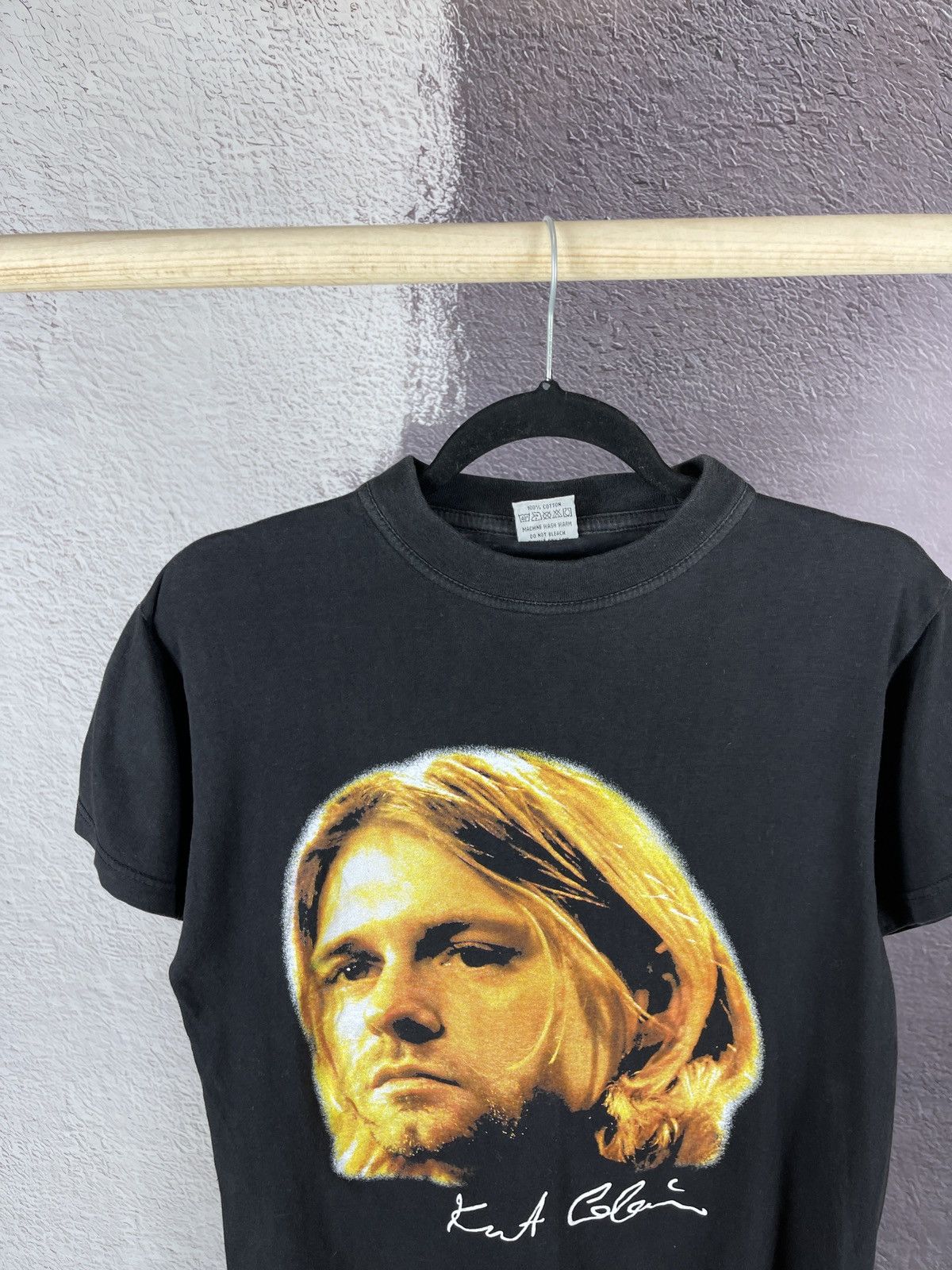 Band Tees × Vintage Rare Vintage City Waller Kurt Cobain 1967-1994 big logo tee Size US S / EU 44-46 / 1 - 2 Thumbnail