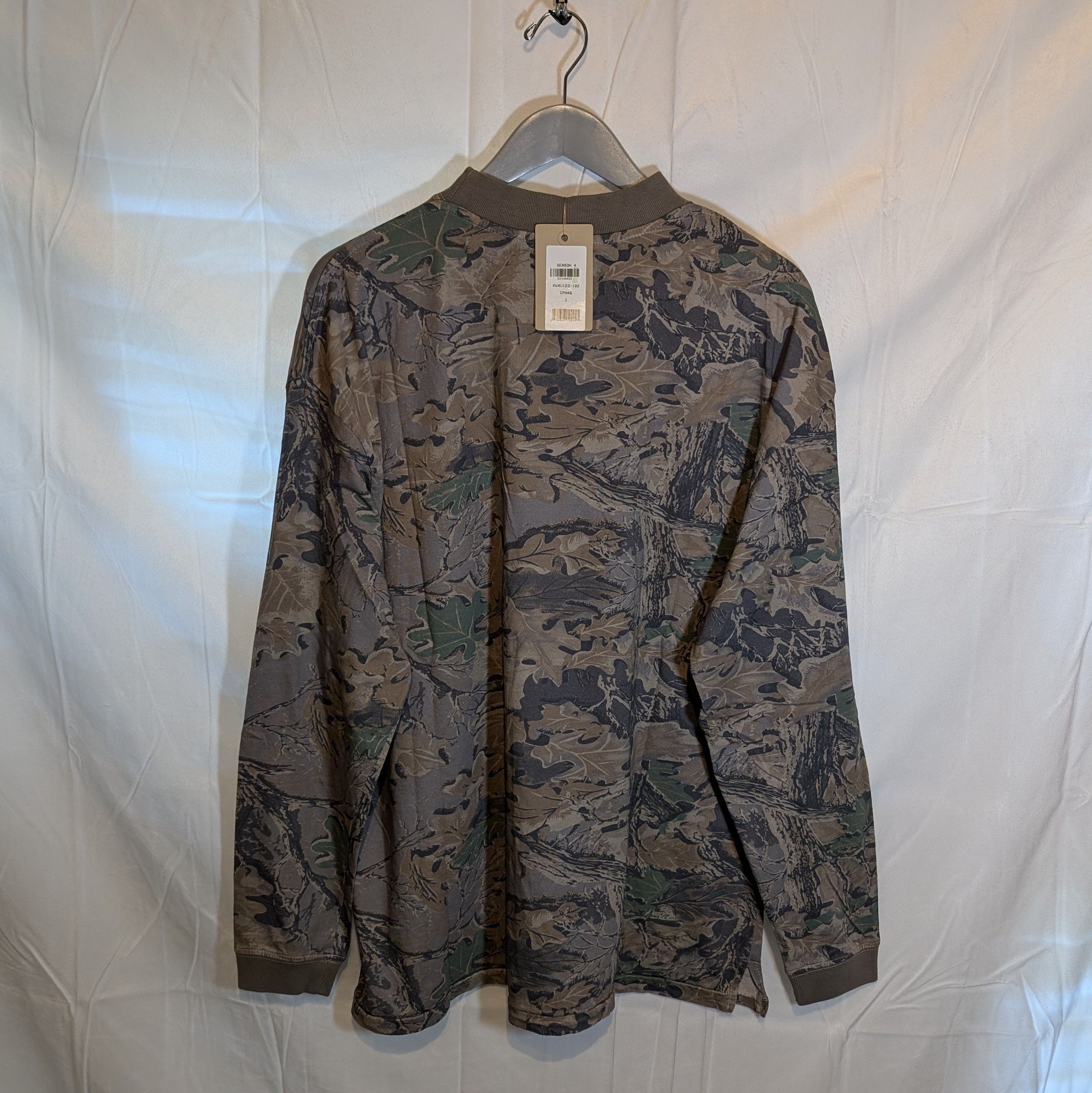 Yeezy Season 4 Oversized Camo Mockneck Longsleeve Size US S / EU 44-46 / 1 - 2 Thumbnail