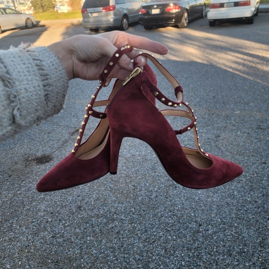 Banana Republic Banana Republic Women's Burgundy and Red Courts Size US 9 / IT 39 - 16 Thumbnail