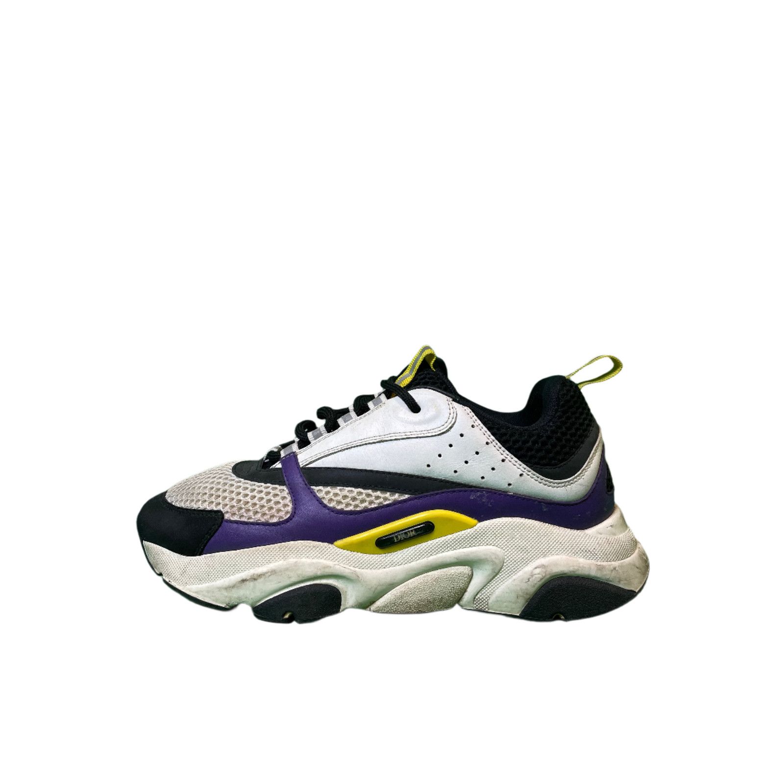 Dior Dior B22 Purple & Yellow Sneaker Size US 7 / IT 37 - 1 Thumbnail