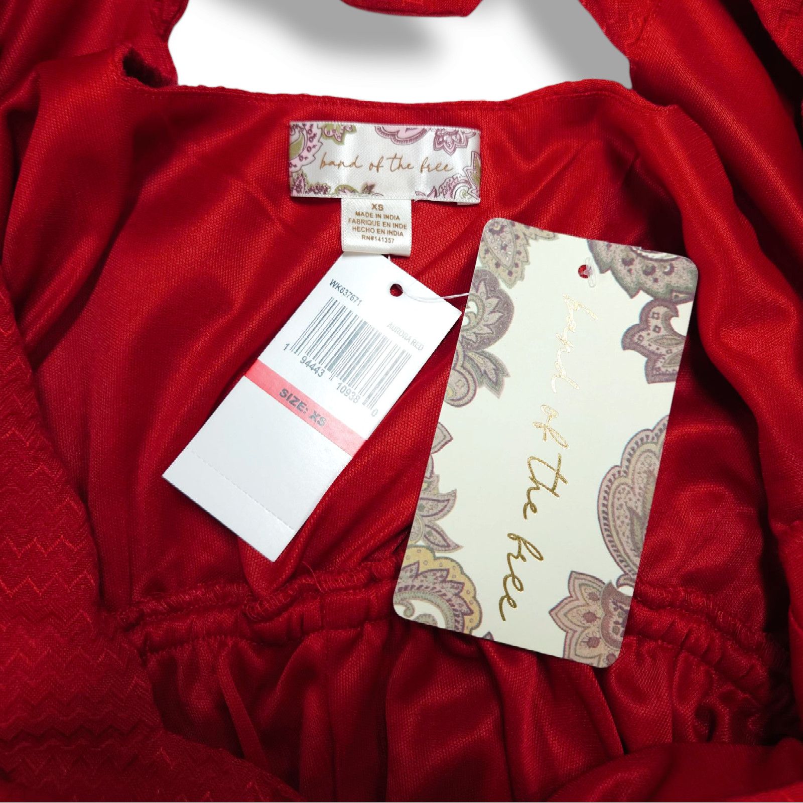 Other NWT Band of the Free Boho Josette Mini Dress Sz. XS [2] Size XS / US 0-2 / IT 36-38 - 10 Thumbnail