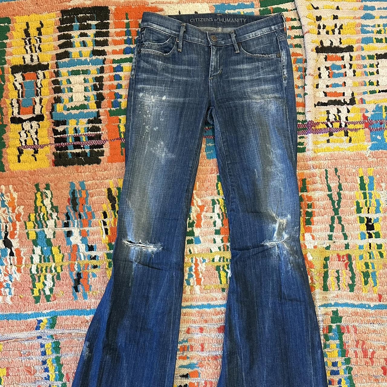 Citizens Of Humanity Vintage citizens of humanity Charlie flares Dark wash Size 25" / US 0 / IT 36 - 3 Thumbnail
