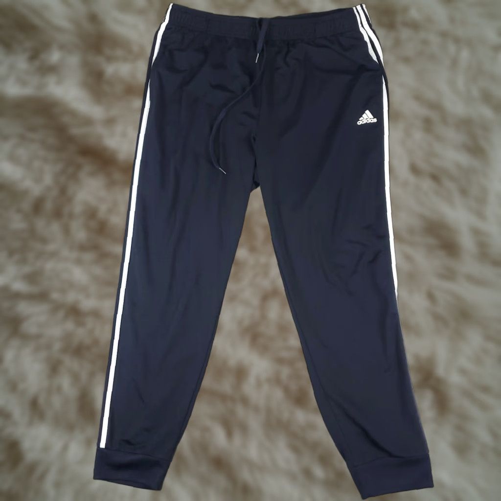 Adidas Adidas Pants Mens 2XL Navy Blue Training Track Sweatpants Joggers Size US 39 - 1 Thumbnail