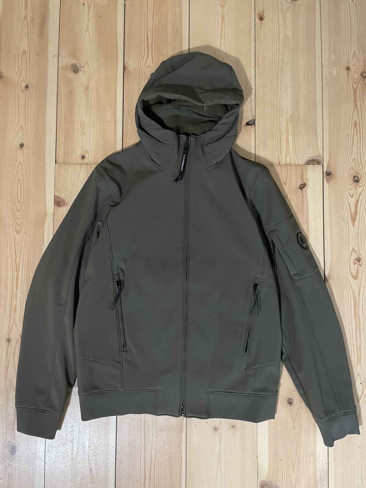 C.P. Company Softshell Shell-R Lens Hooded Jacket Size US L / EU 52-54 / 3 - 1 Thumbnail