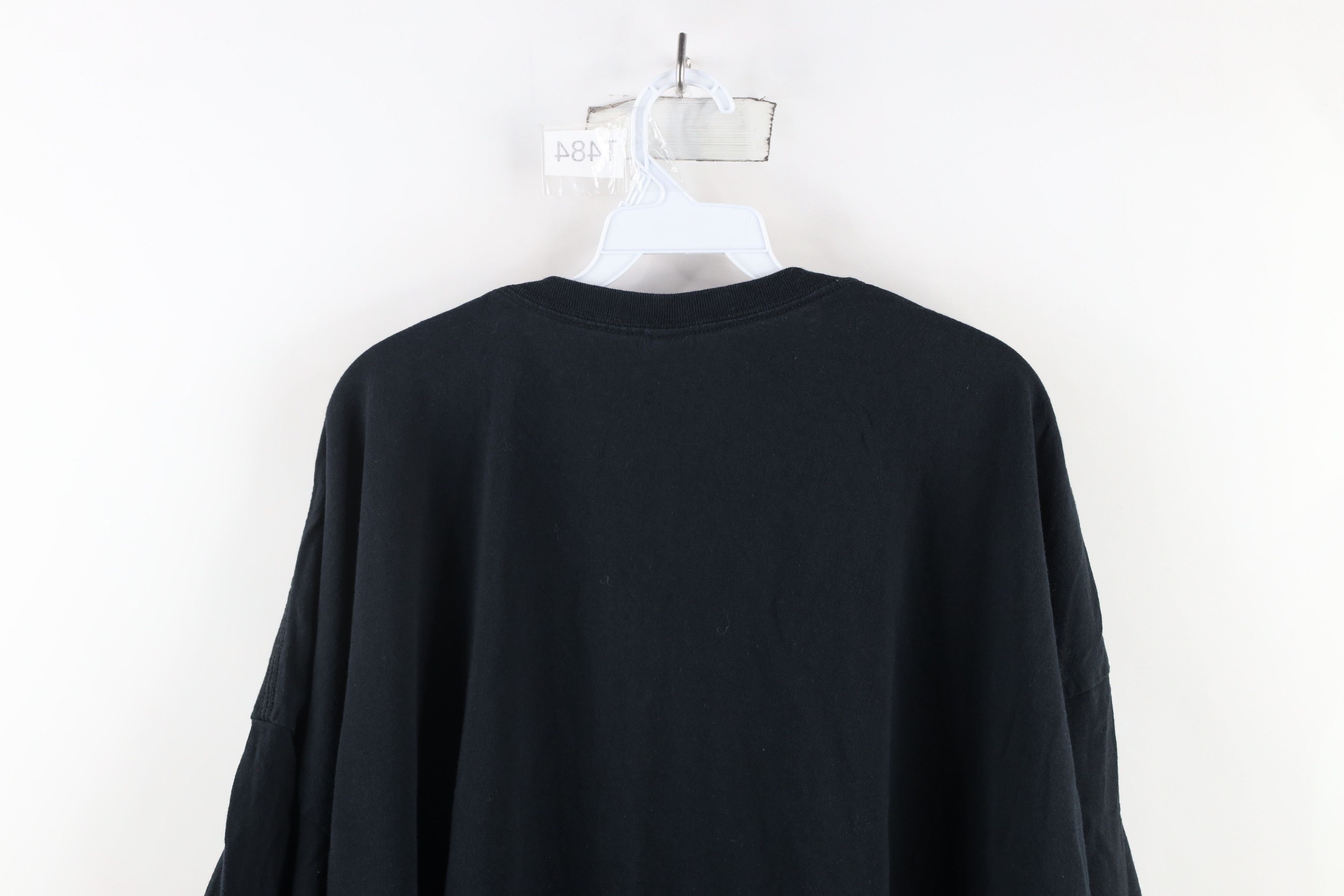 Vintage Vintage 90s Streetwear Short Sleeve T-Shirt Black Cotton Size US XXL / EU 58 / 5 - 6 Thumbnail