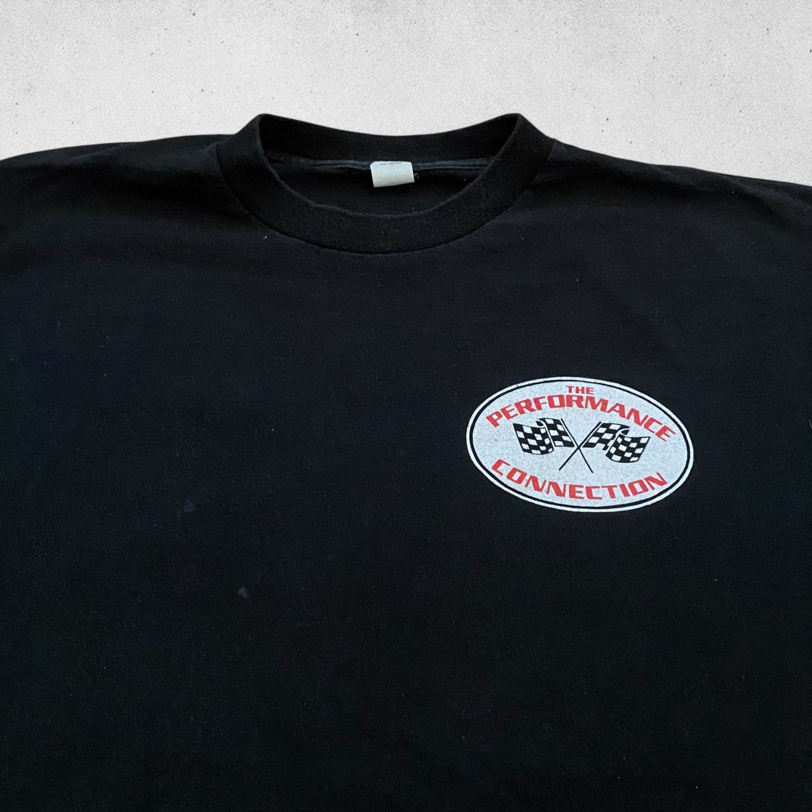 Vintage Vintage Performance Connection Checkered Flag Racing T Shirt Size US XL / EU 56 / 4 - 3 Thumbnail