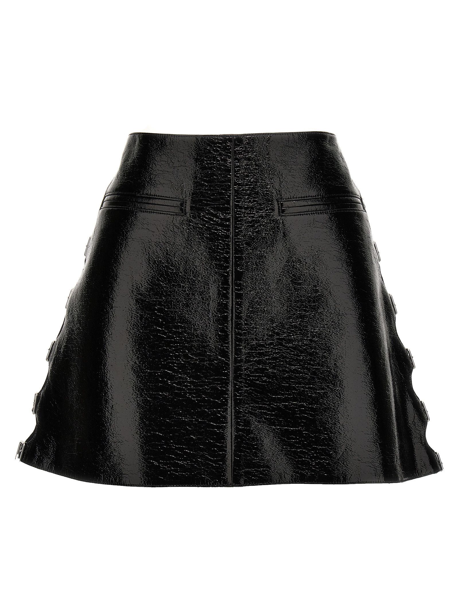 Courreges Vinyl Miniskirt Size 28" / US 6 / IT 42 - 1 Thumbnail