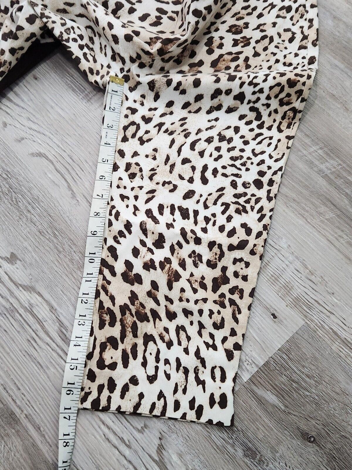 Chicos Chicos Pants Lot Size 0 Leopard Capris Brown So Slimming Size 27" / US 4 / IT 40 - 9 Thumbnail