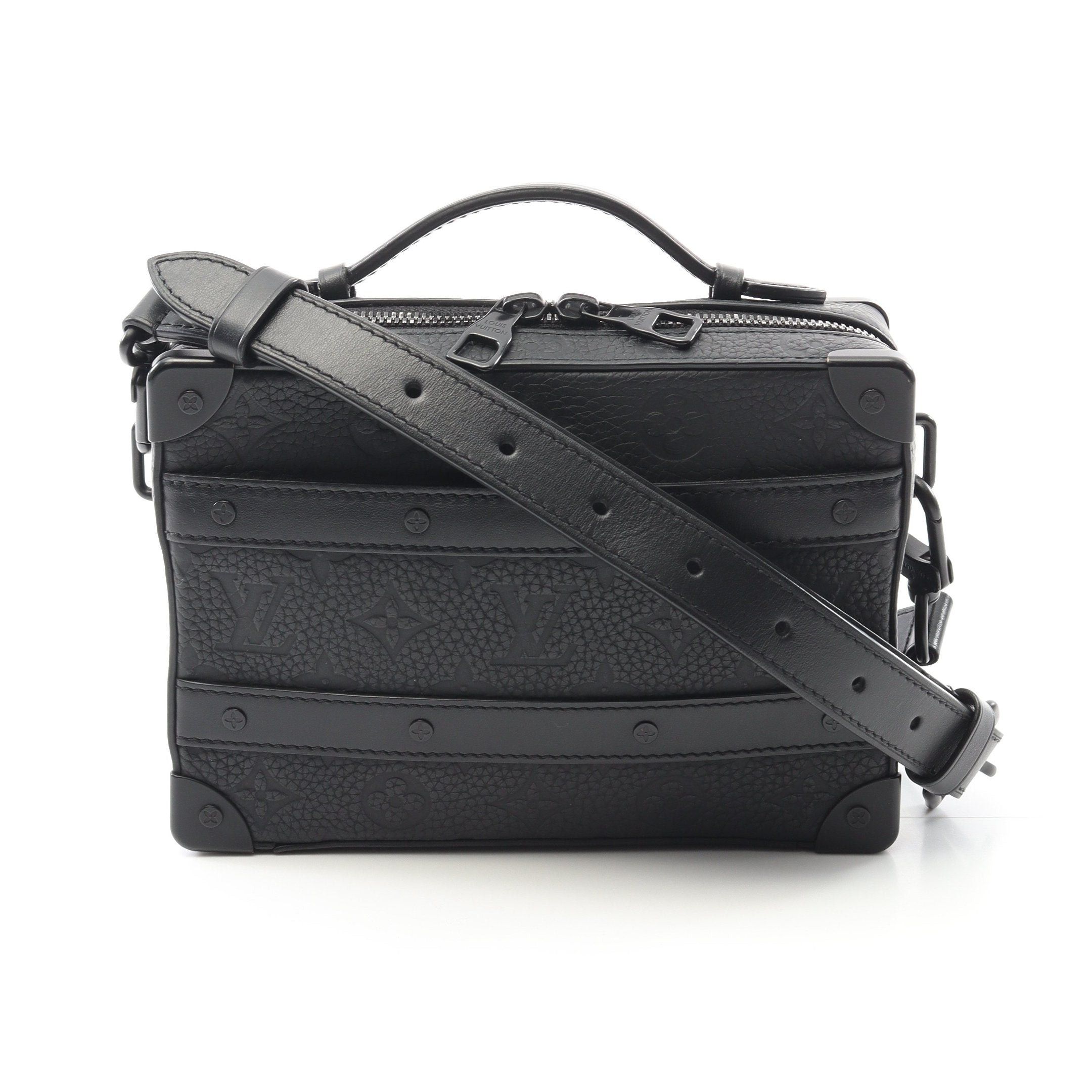 Louis Vuitton Louis Vuitton Handle Soft Trunk Monogram Taurillon Shoulder Bag Leather Black Size ONE SIZE - 1 Thumbnail