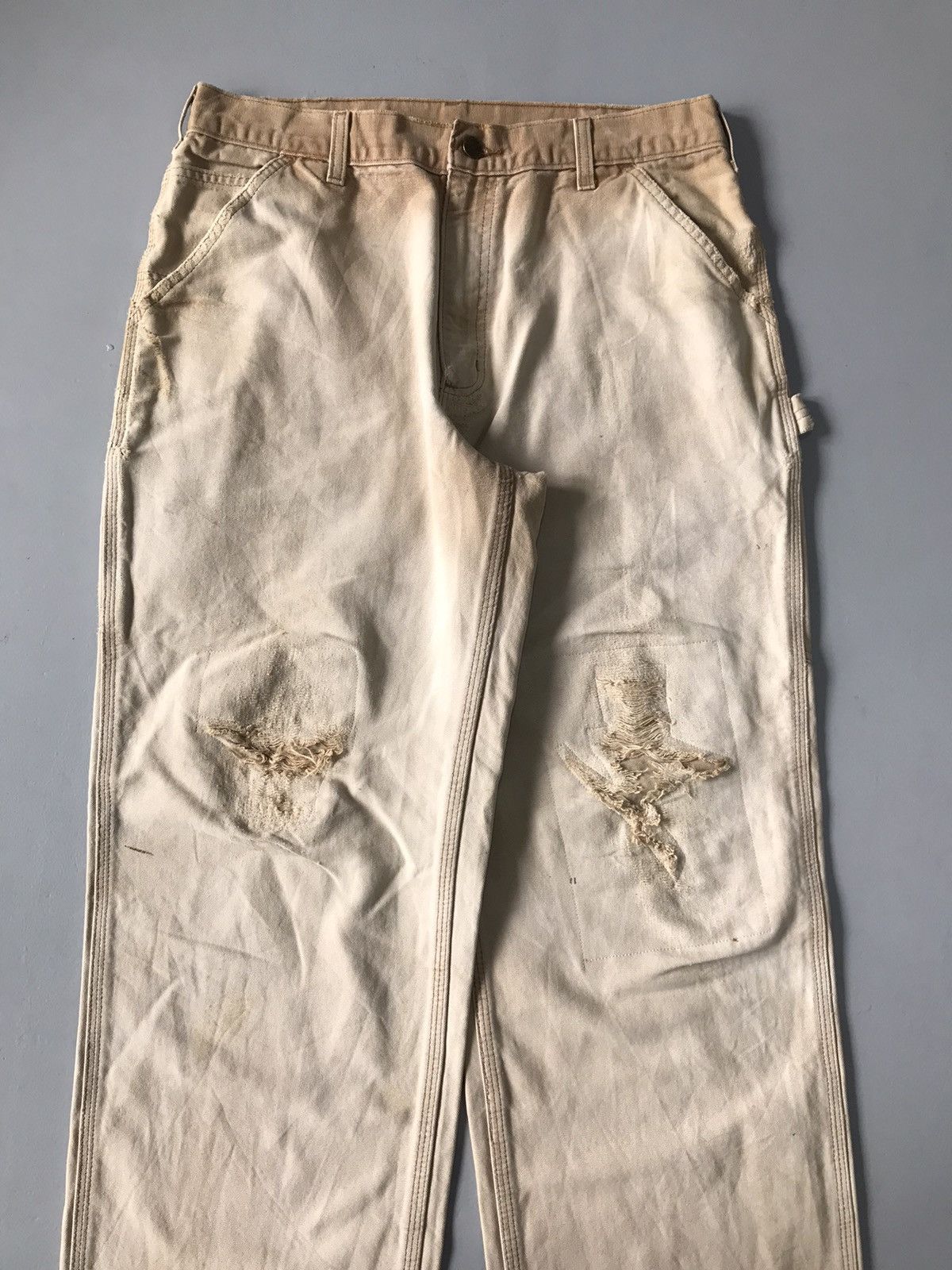 Carhartt Vintage Carhartt carpenter workwear denim Size US 36 / EU 52 - 5 Thumbnail