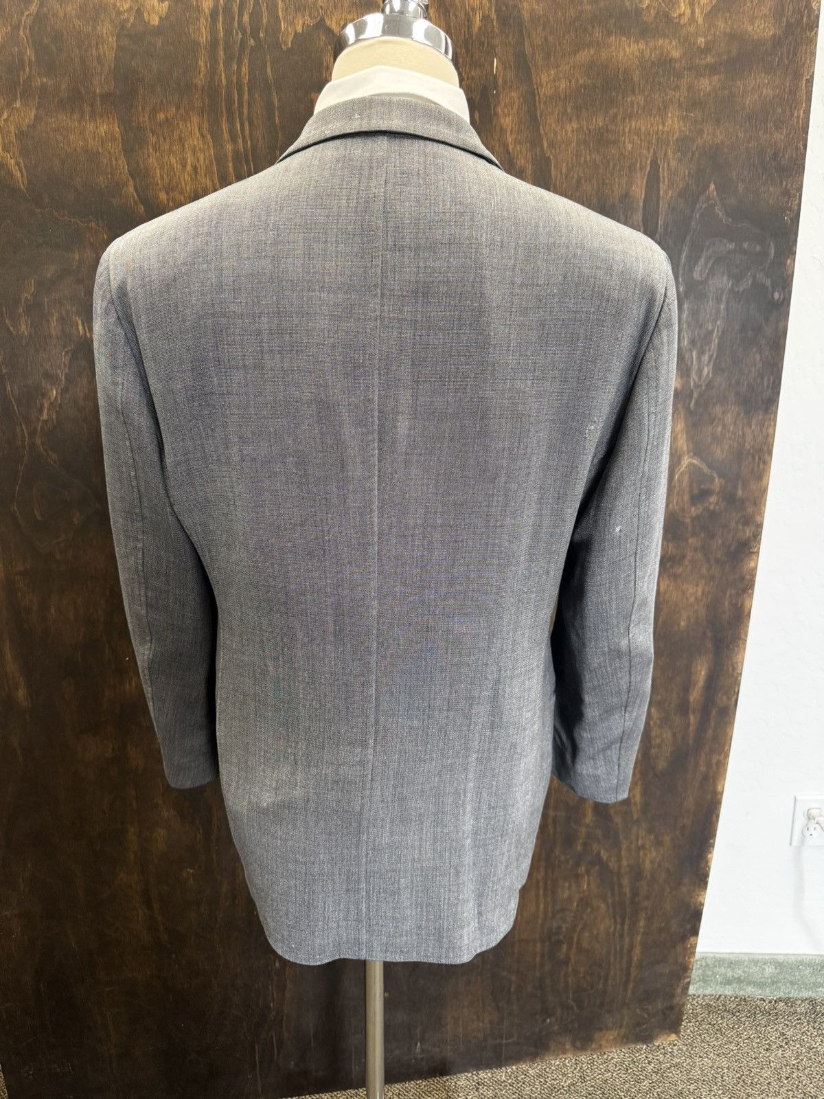 Black Label × Giorgio Armani Giorgio ARMANI Black Label Wool Silk Blend Jacket Size 40R - 5 Thumbnail