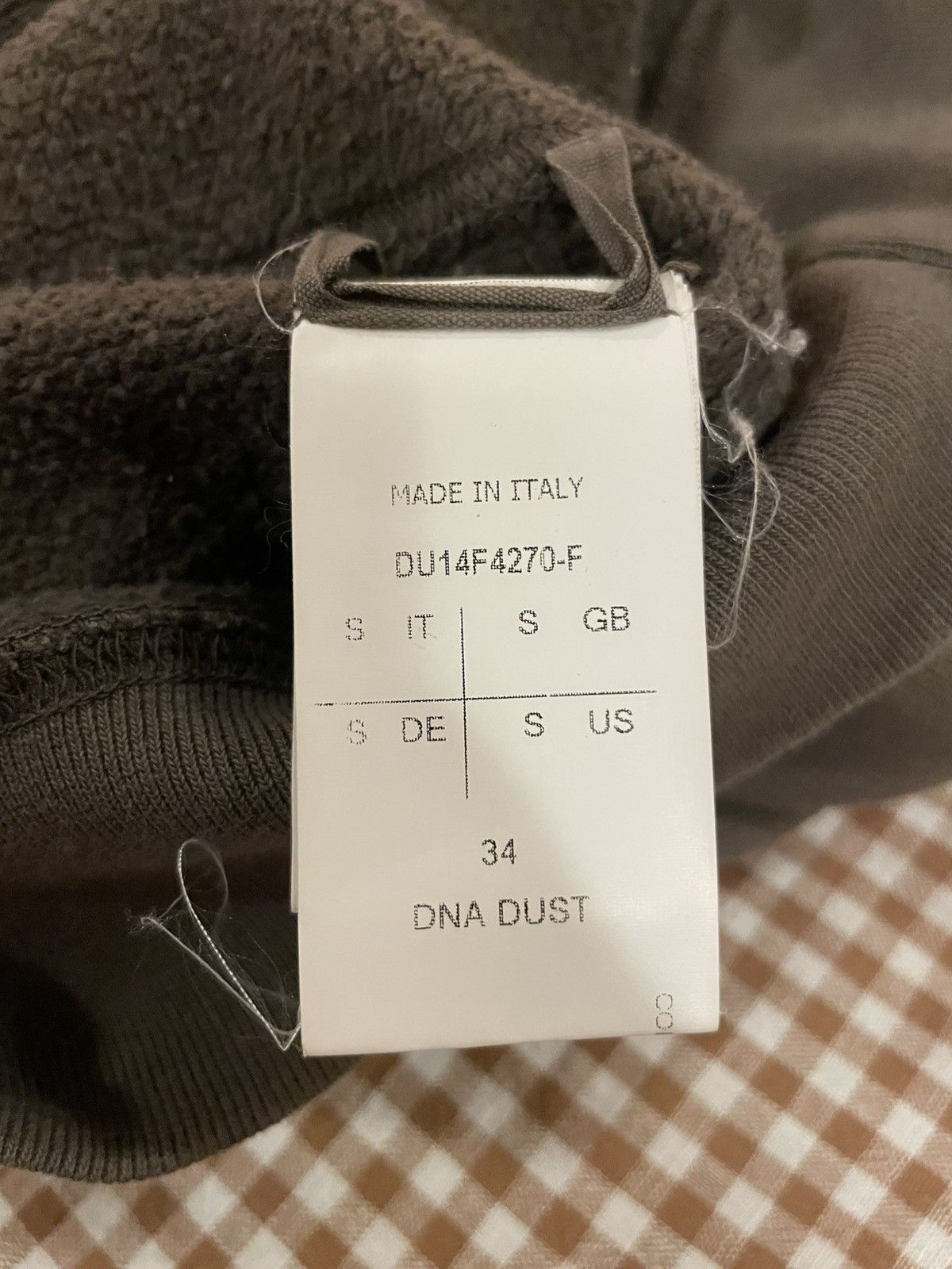 Rick Owens Drkshdw Rick Owens DRKSHDW Crewneck DNA DUST Size US S / EU 44-46 / 1 - 5 Thumbnail