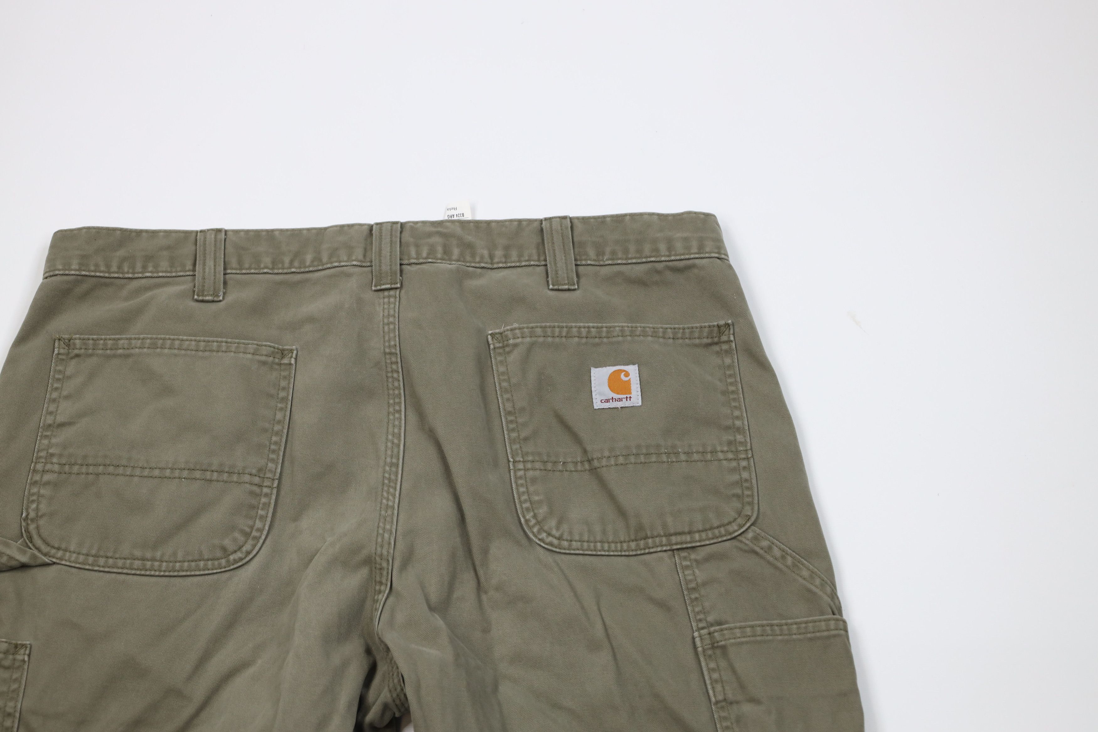 Carhartt Vintage Carhartt Wide Leg Dungaree Pants Army Green Size US 38 / EU 54 - 11 Thumbnail
