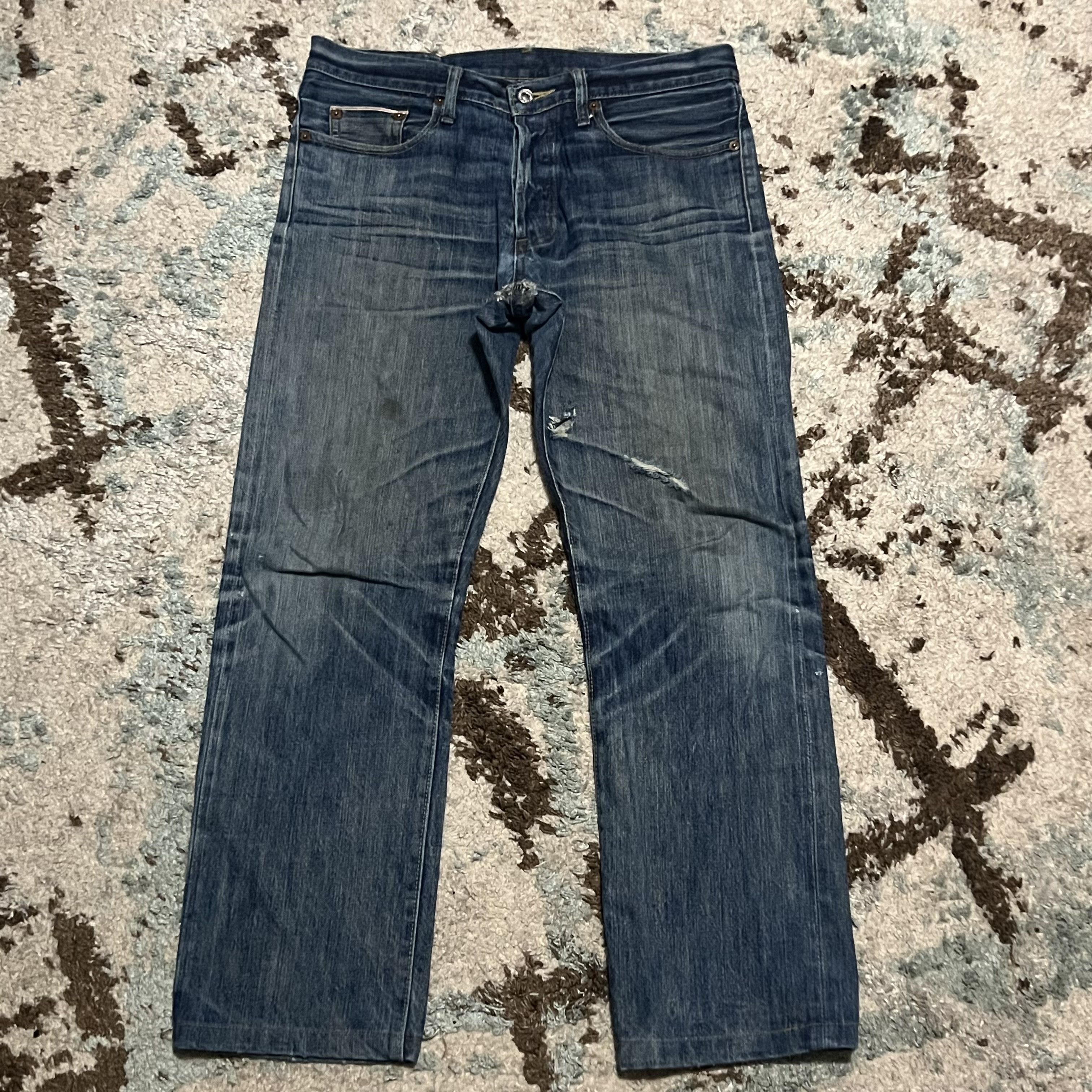 Levi's × Levi's Vintage Clothing × Vintage Levis Vintage Clothing 501XX Big E Selvedge Jeans 32x28 Size US 32 / EU 48 - 2 Thumbnail