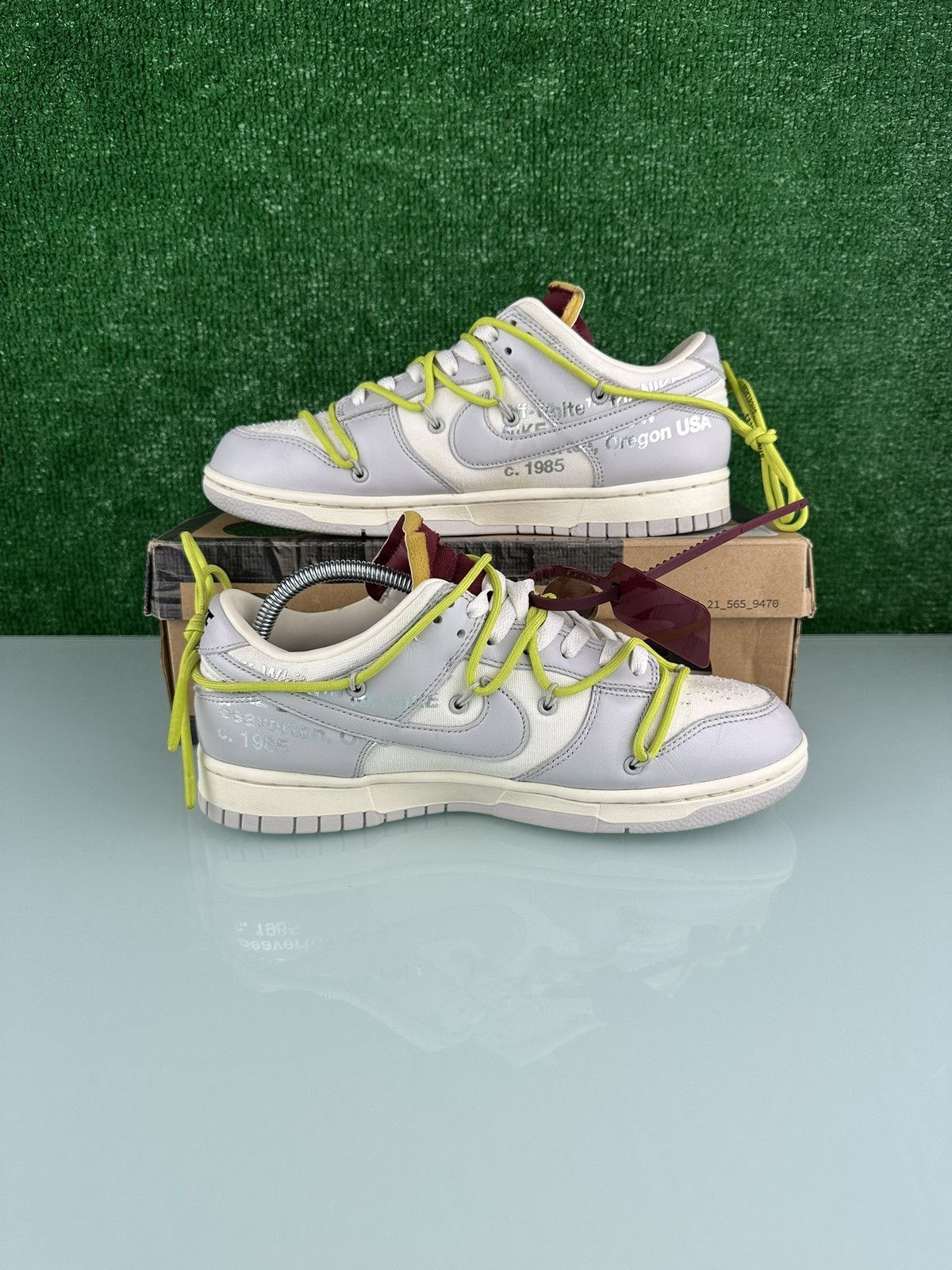 Nike × Off-White Nike Off-White x Dunk Low Lot 08 of 50 Size 8.5 Size US 8.5 / EU 41-42 - 3 Thumbnail