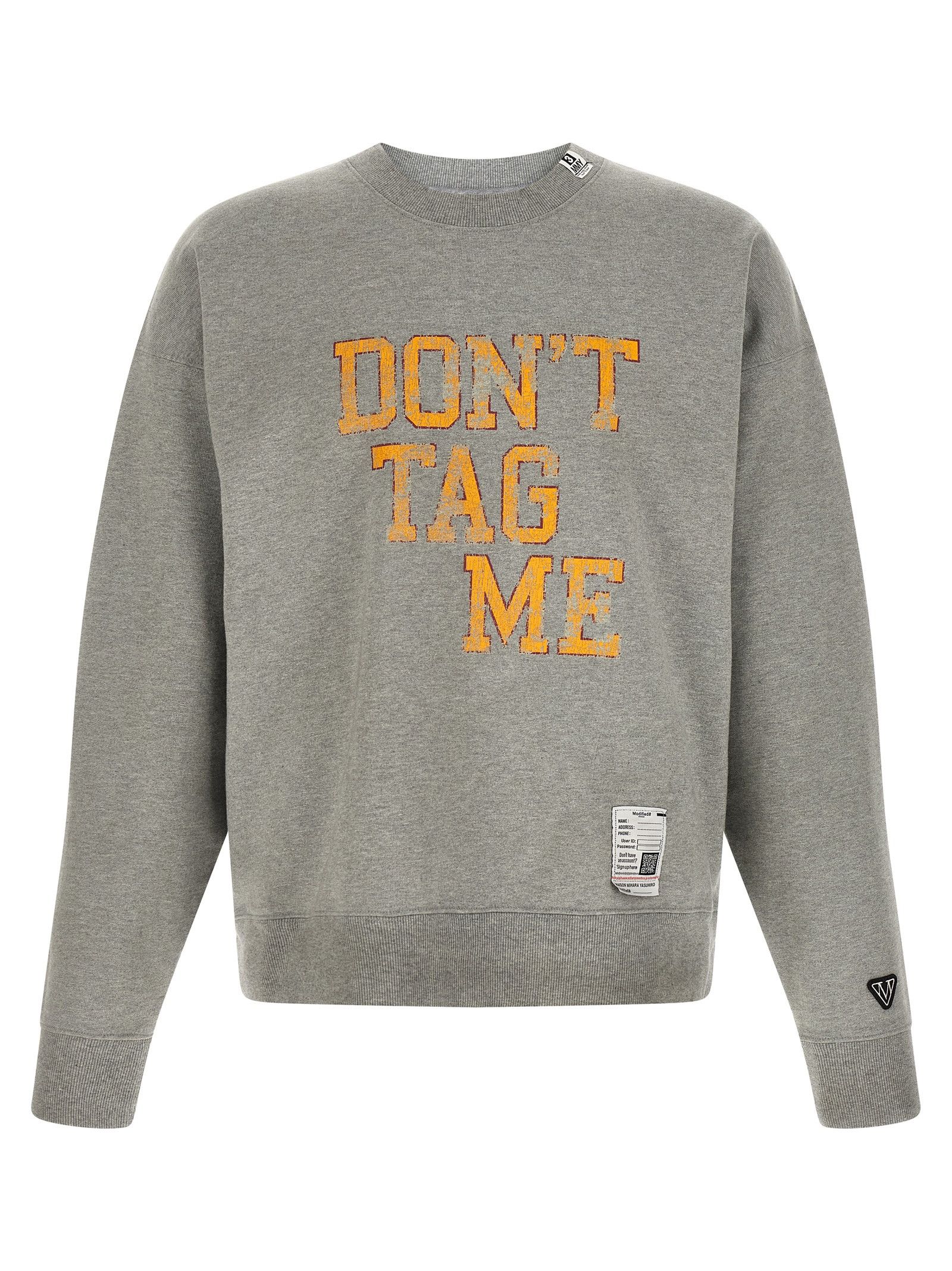 Maison MIHARA YASUHIRO 'Don't Tag Me' sweatshirt Size US M / EU 48-50 / 2 - 1 Thumbnail