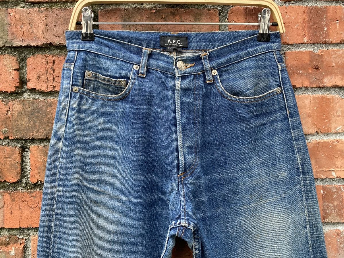 A.P.C. × Japanese Brand × Le Grande Bleu (L.G.B.) W30x28.5 A.P.C redline japanese denime repaired Size US 30 / EU 46 - 8 Thumbnail