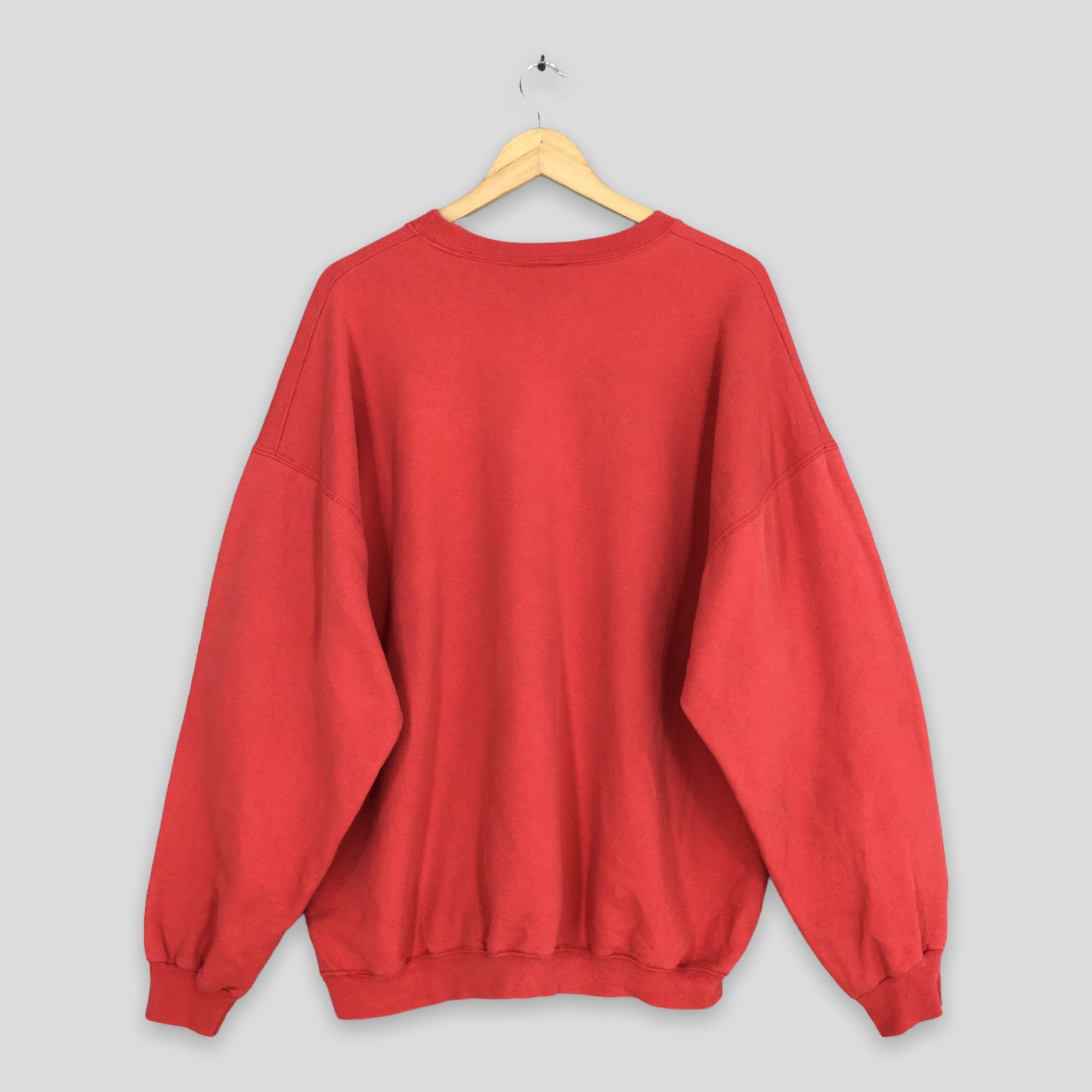 Habitat Vintage 90s Alaska Eagles Red Sweatshirt XXLarge Size US XXL / EU 58 / 5 - 5 Thumbnail