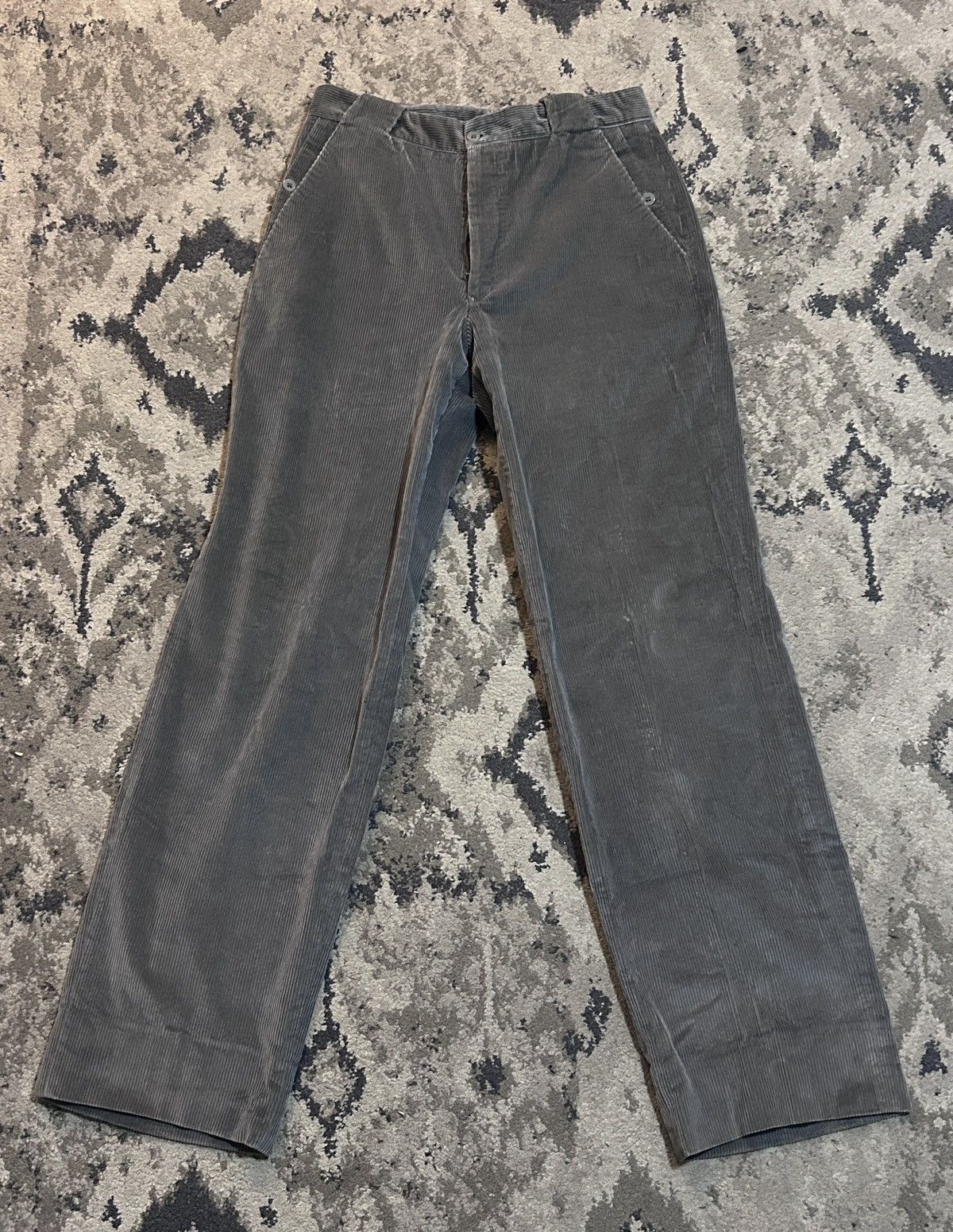 Versace Vintage Wide Versace Corduroy Pants - W30 Size US 30 / EU 46 - 1 Thumbnail