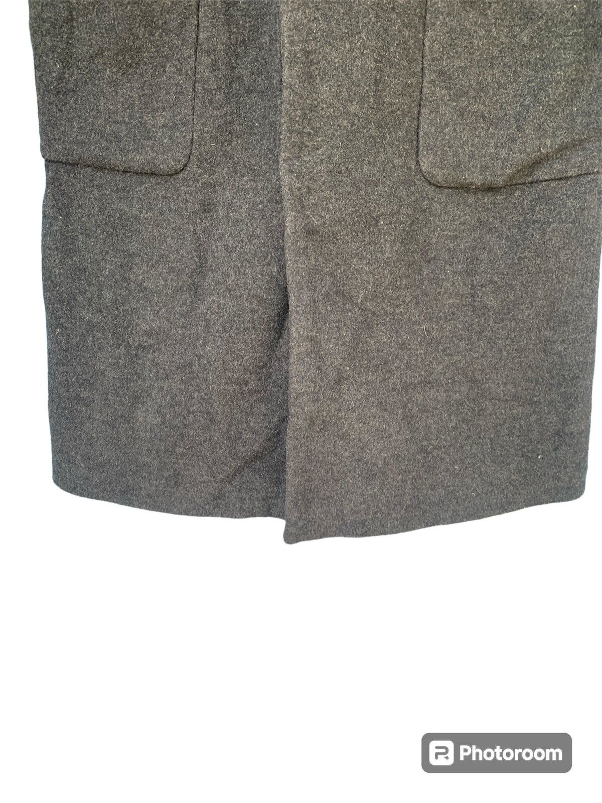 Yohji Yamamoto Vintage Yohji Yamamoto Ined Wool Long Hoodie Jacket Size S / US 4 / IT 40 - 5 Thumbnail