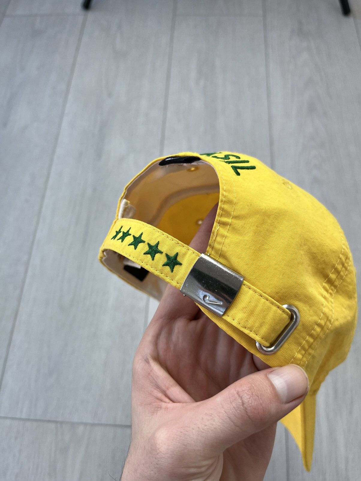 Nike × Vintage Vintage Nike Brazil Cap Soccer Blokecore Football Y2K 90s Size ONE SIZE - 8 Thumbnail