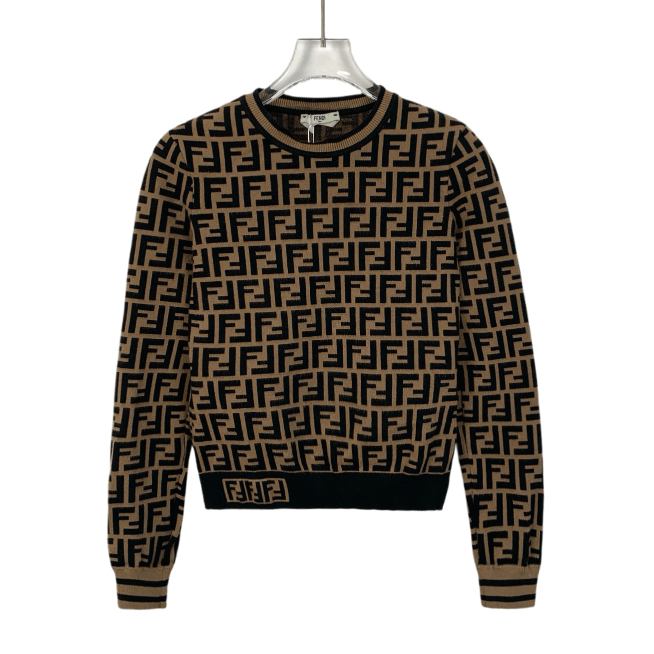Fendi Full-Print Logo Sweatshirt (Size S)