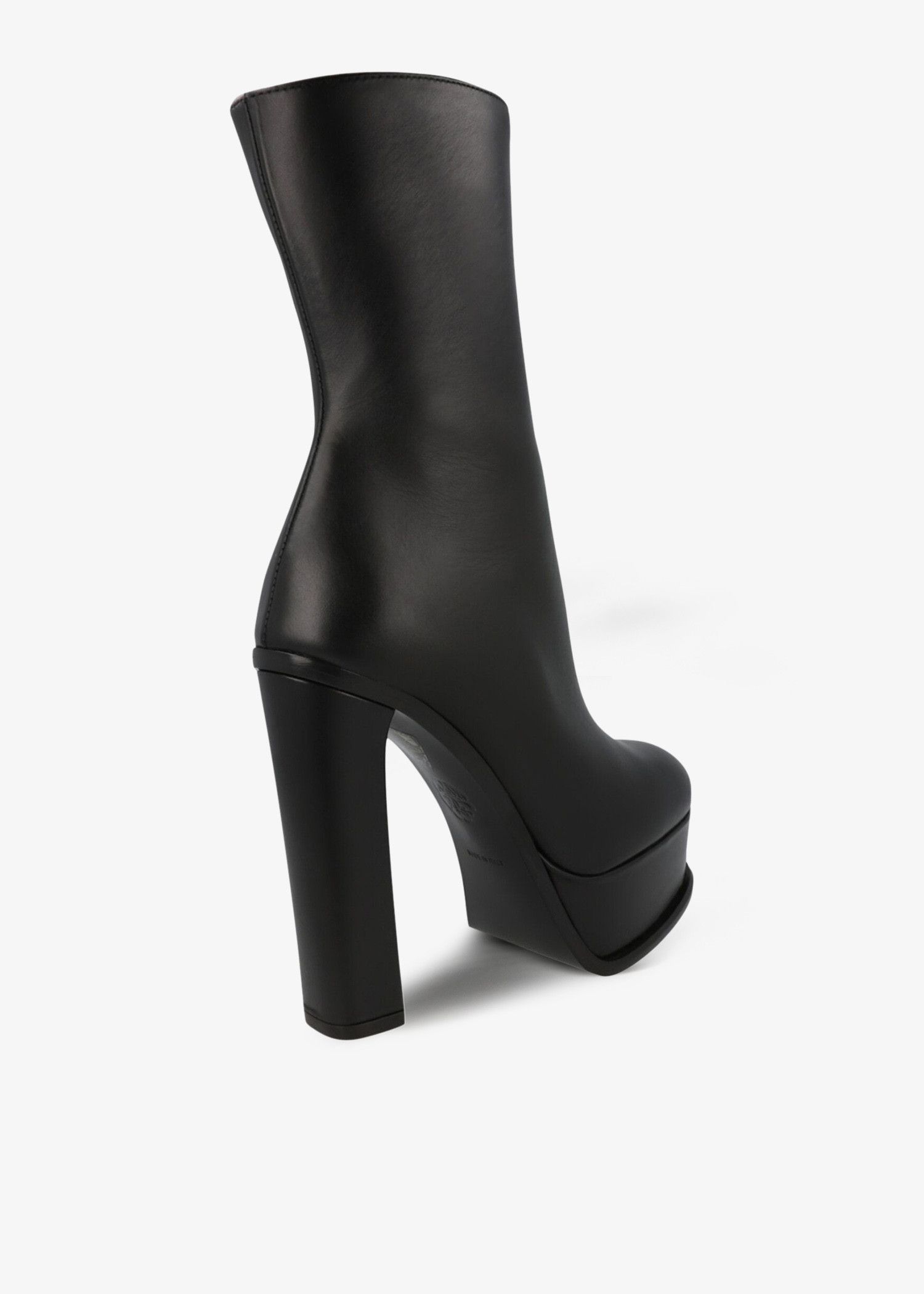 Alexander McQueen o1y0225 Ankle Boots in Black Size US 9 / IT 39 - 3 Thumbnail