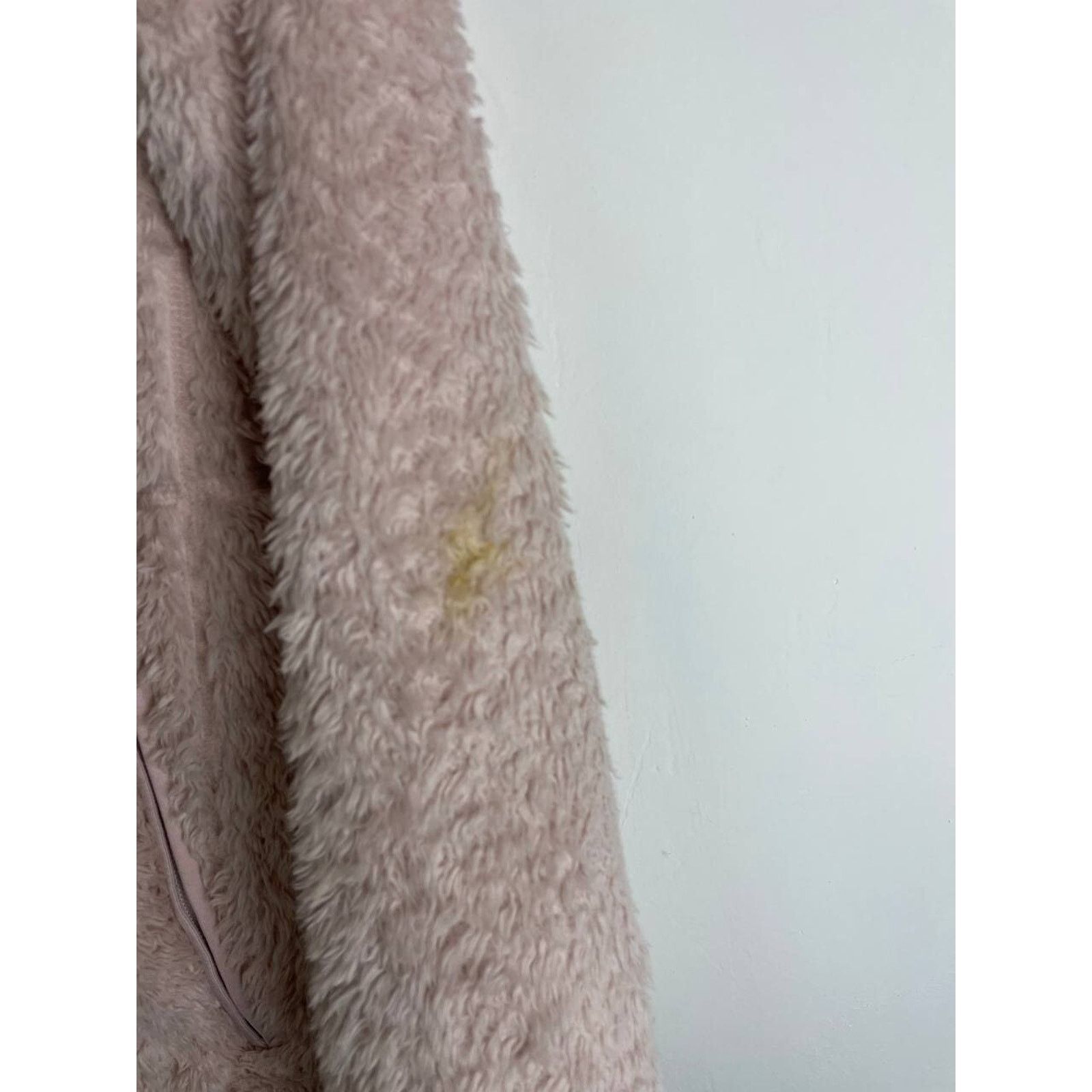 Tommy Hilfiger Vintage Tommy Hilfiger Fuzzy Hooded ZipUp Jacket Pink Size M Size M / US 6-8 / IT 42-44 - 7 Thumbnail