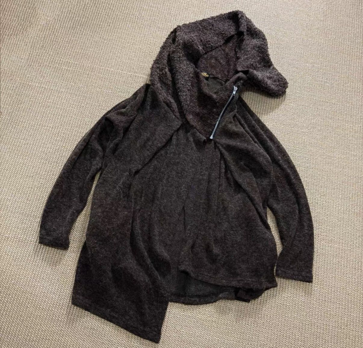 Grundens Grunge Vintage Patchwork Zip-Up Deconstructed Knit Top J29 Size US M / EU 48-50 / 2 - 4 Thumbnail